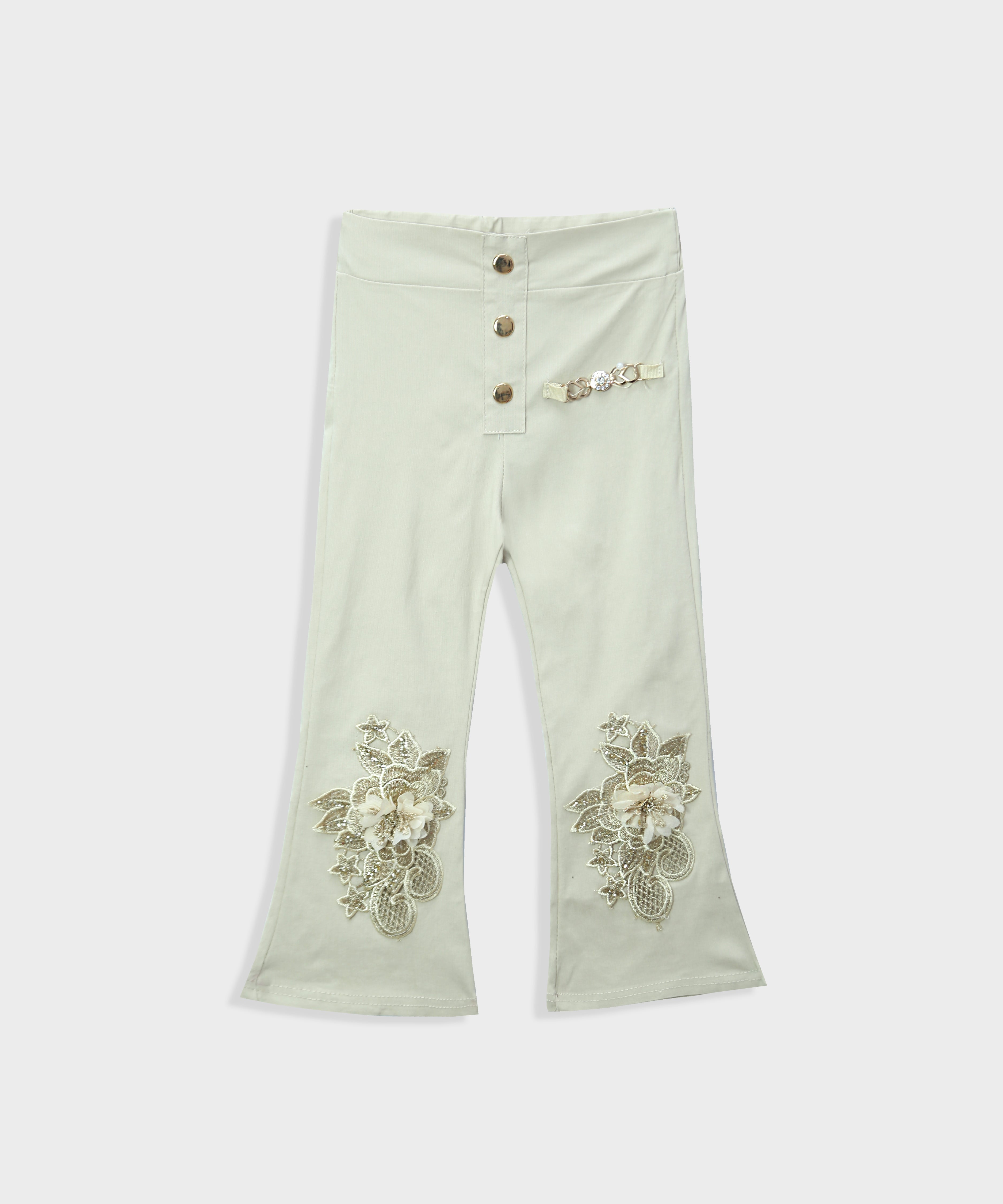 Imported White Pant Tights For Girls - W