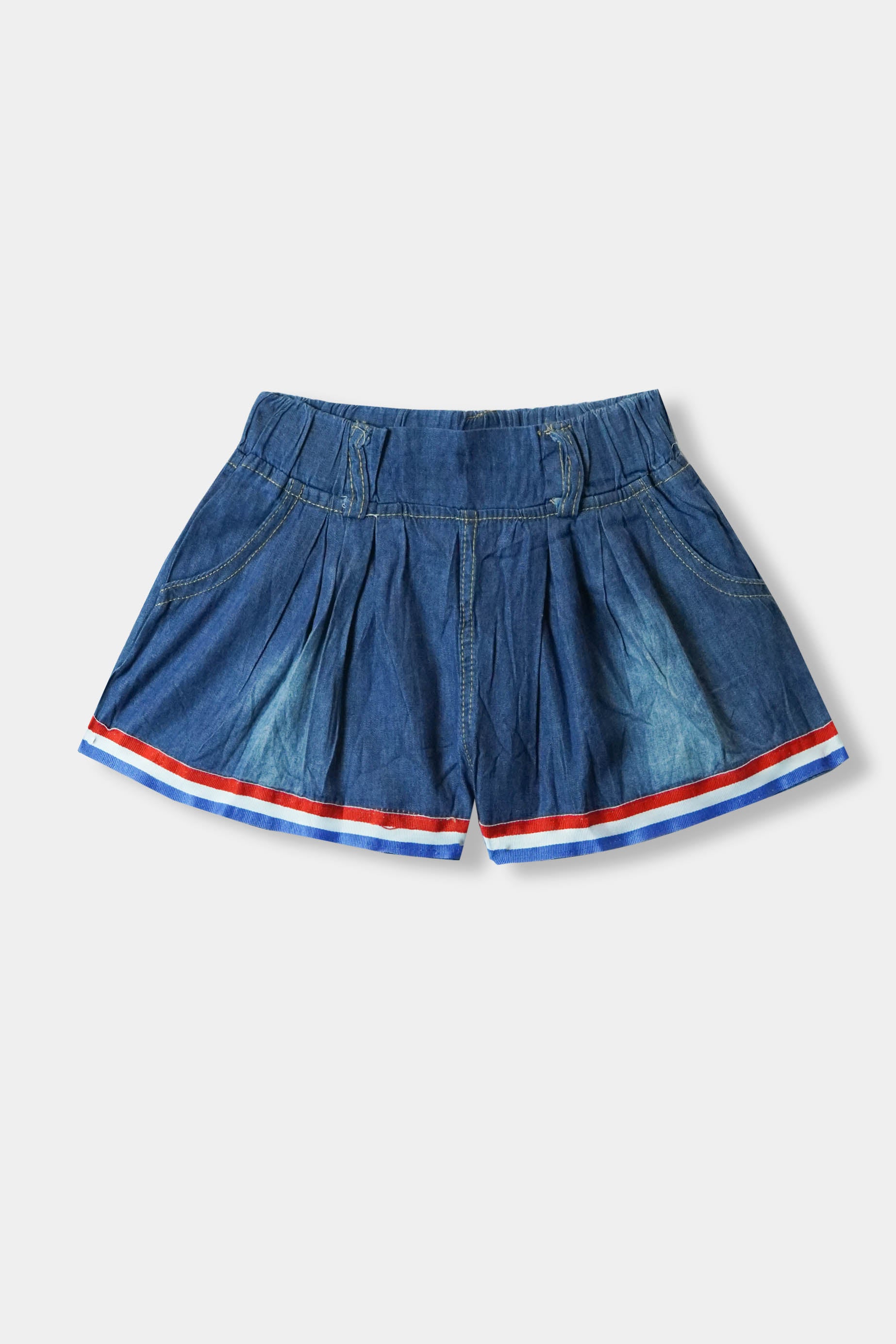 Girls Imported Soft Cotton Denim Shorts