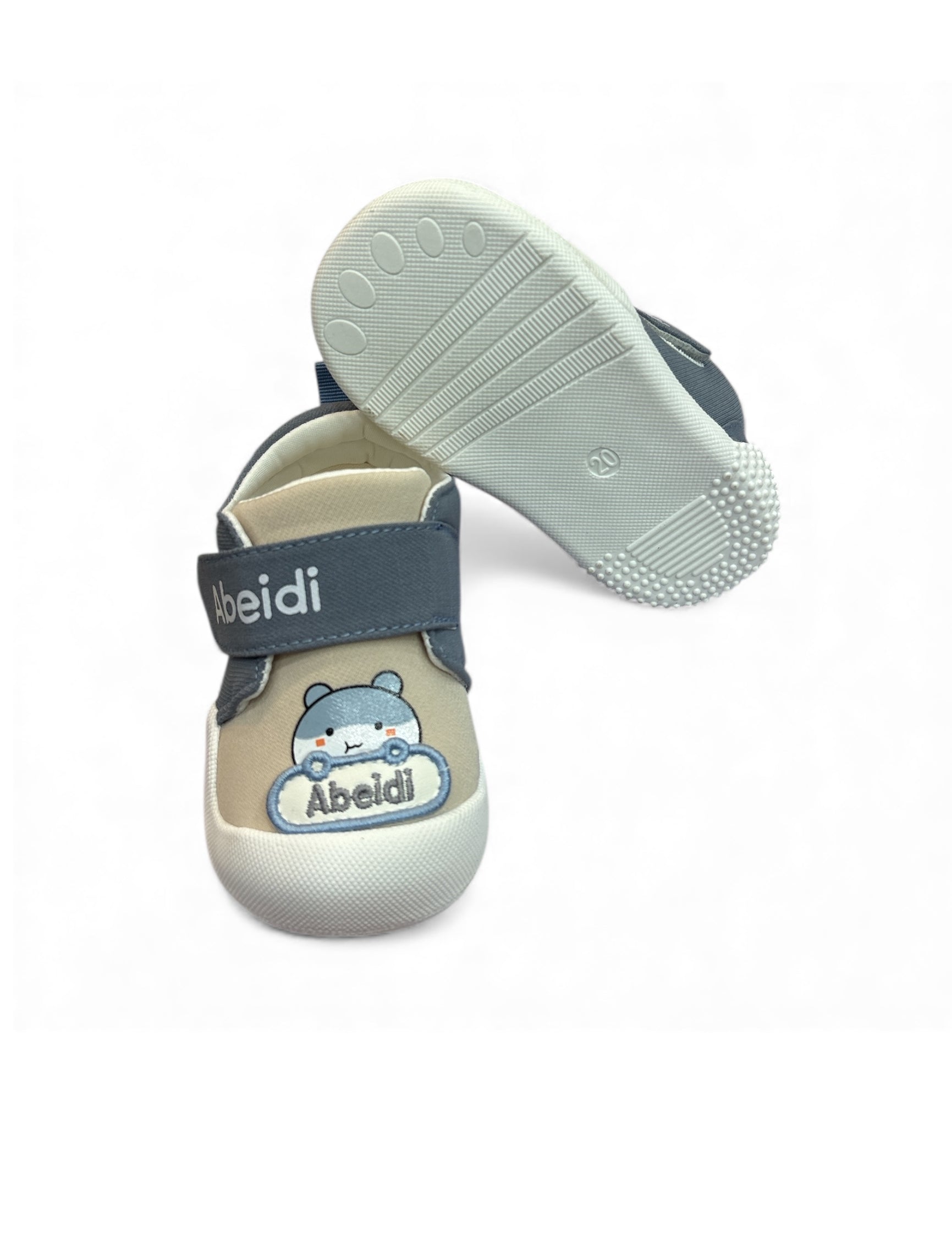 Imported- Plaid Paws Prewalker kid's sneaker