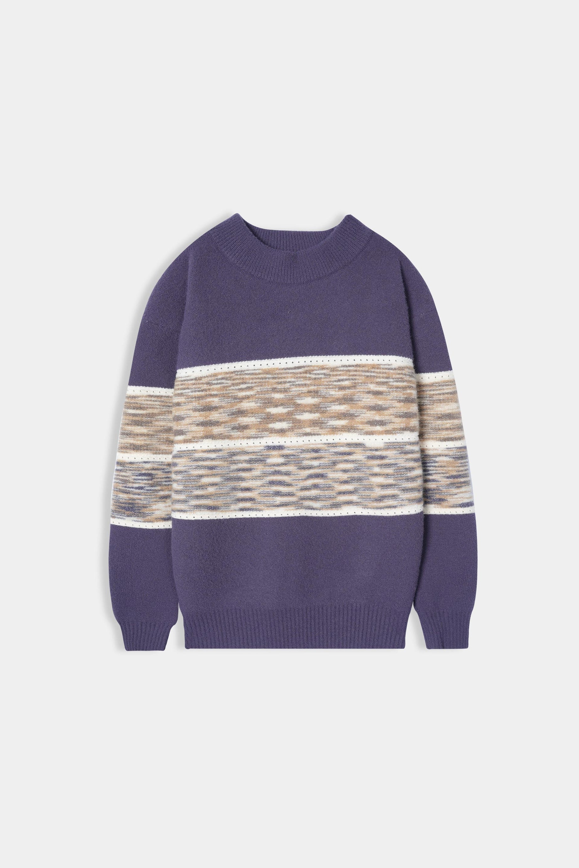 Kids Imported Soft Wool Purple Sweatshirt