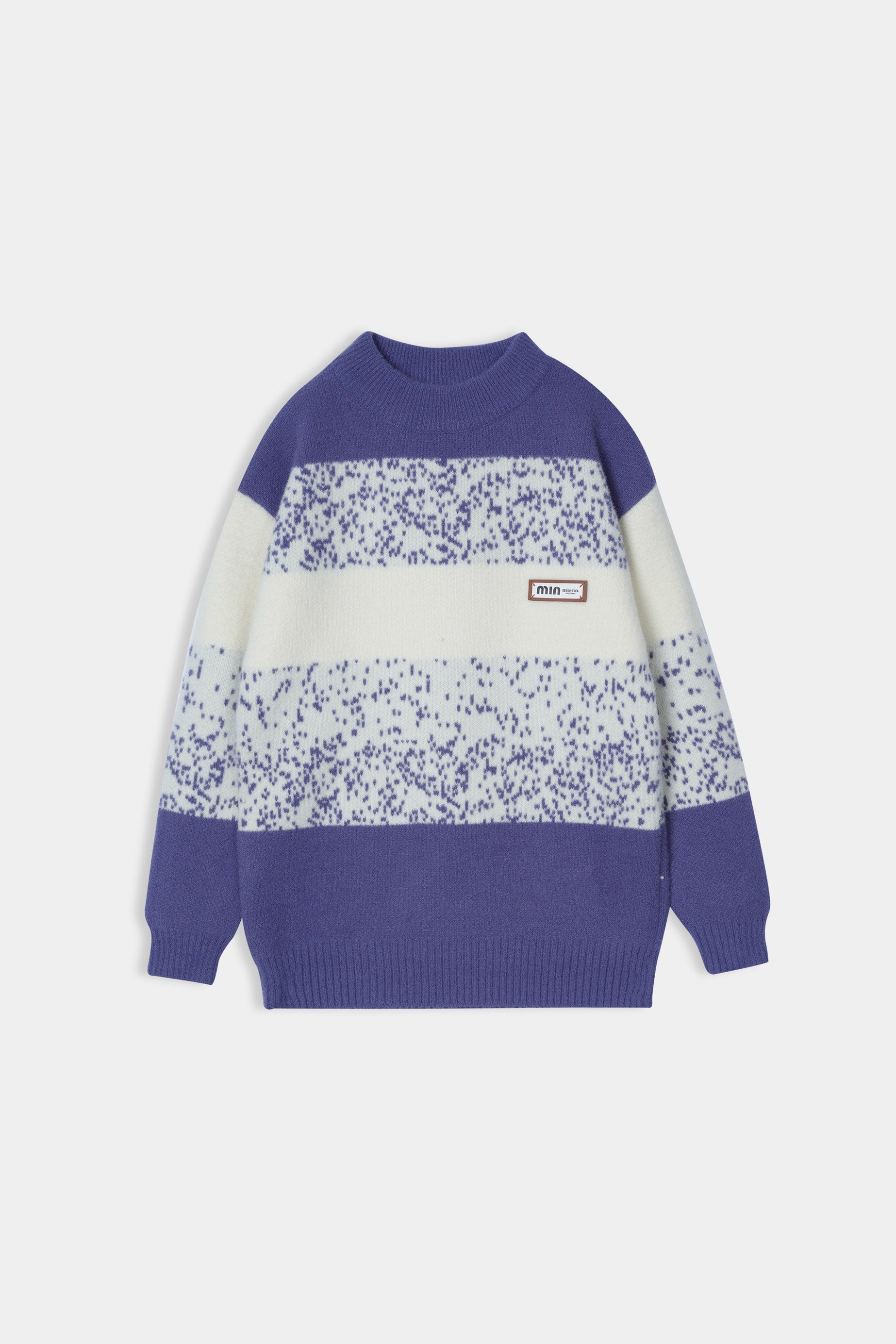 Kids Imported Soft Wool Light Purple And White Lining Sweatshirt