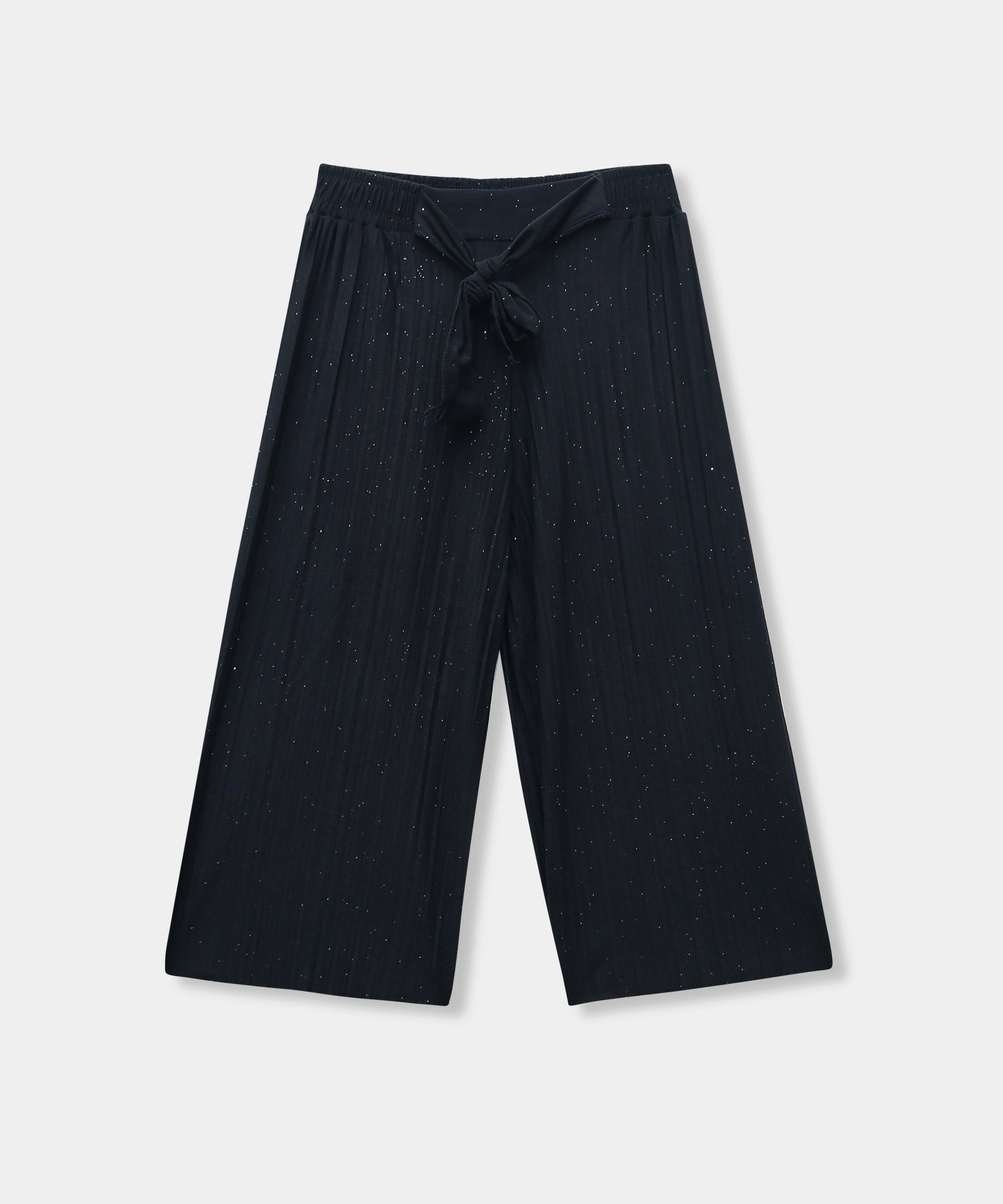 Girls Imported Linen Cotton Black Bell Bottom Plazo Trouser{size 3 years to 12 years}
