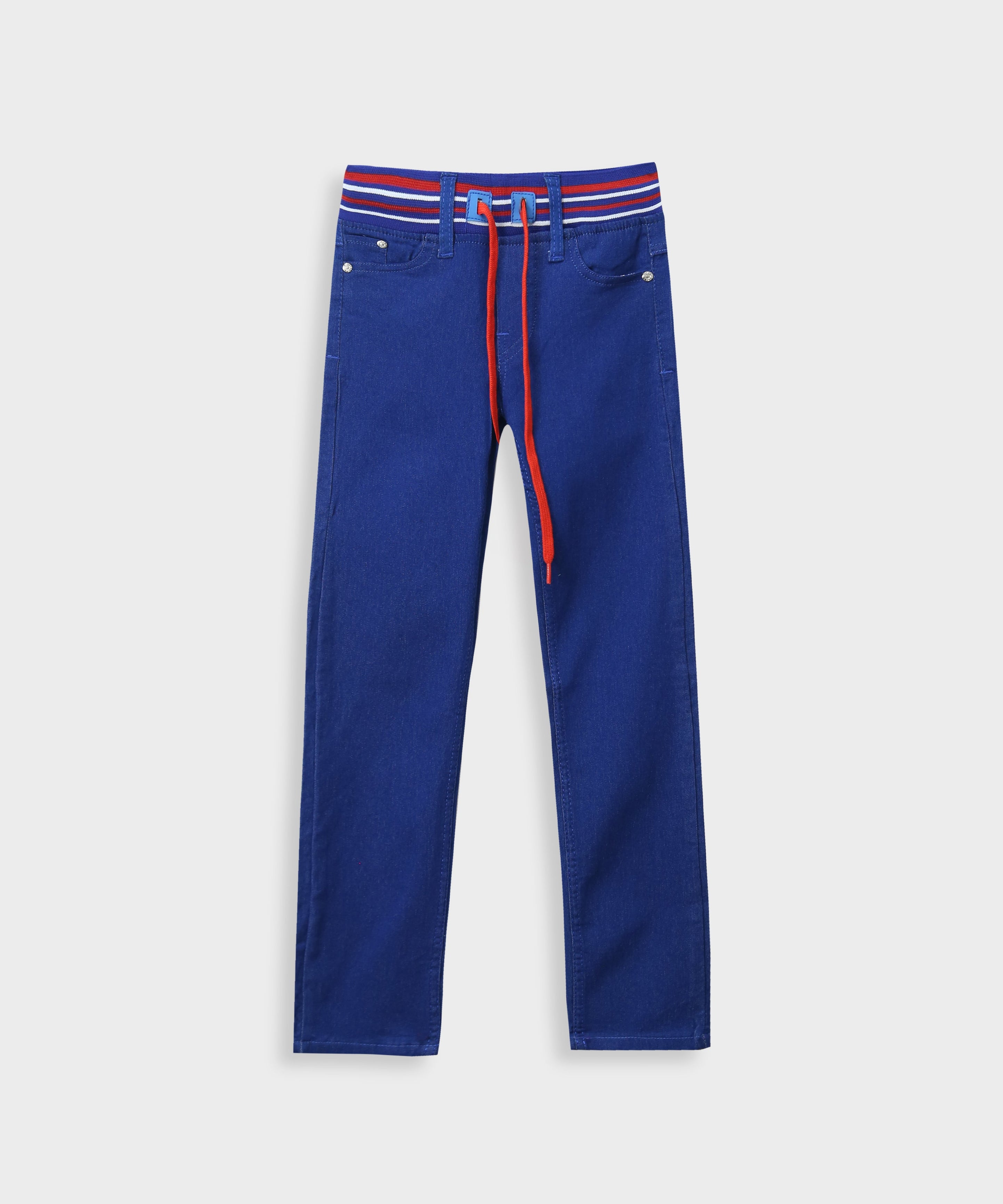 Boys Premium Quality Adjustable Stretch Blue Jeans