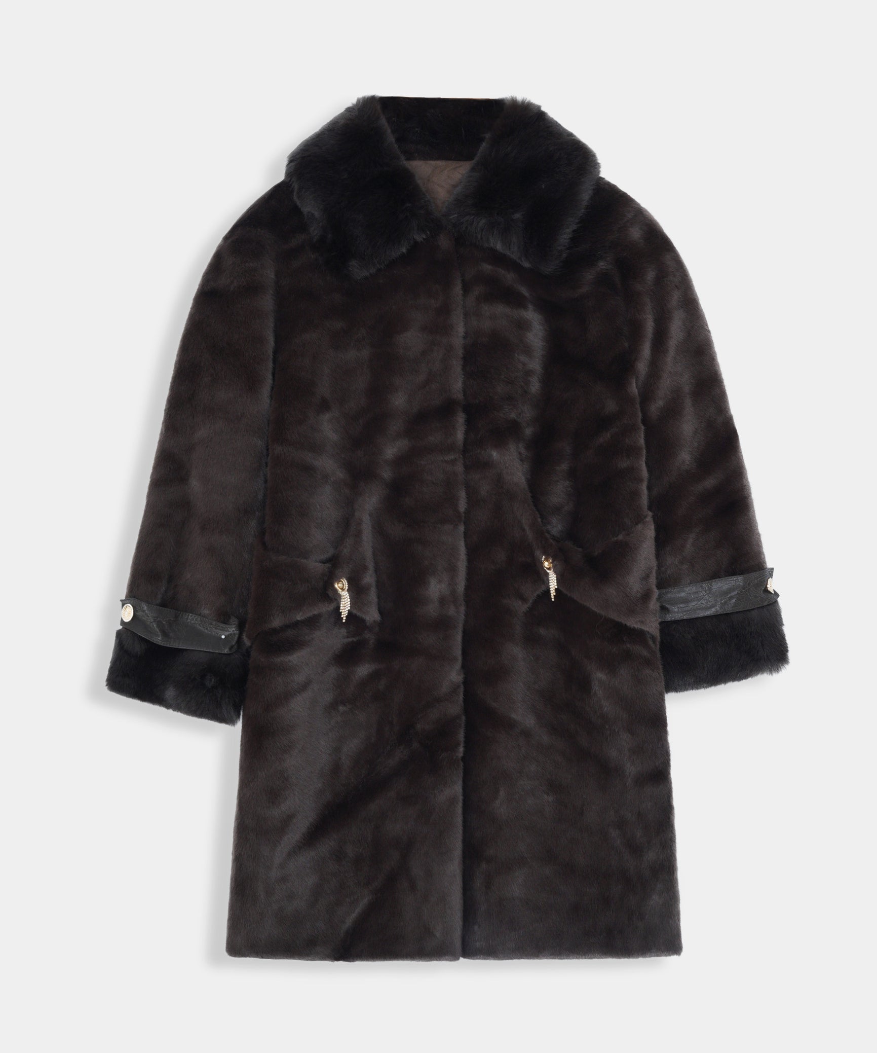 Women Imported Russian Fluffy Long Coat