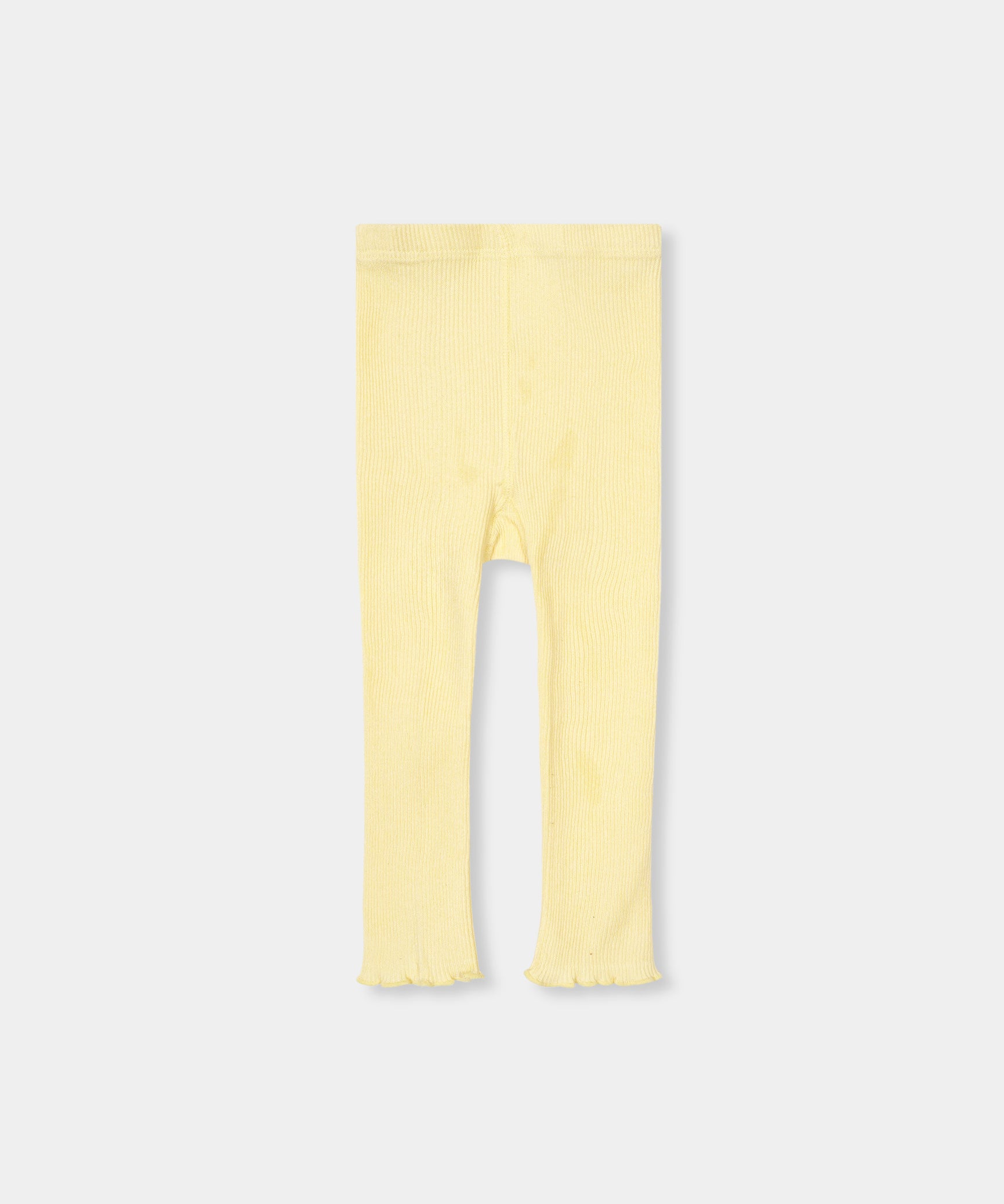 Kids Cotton Yellow Leggings