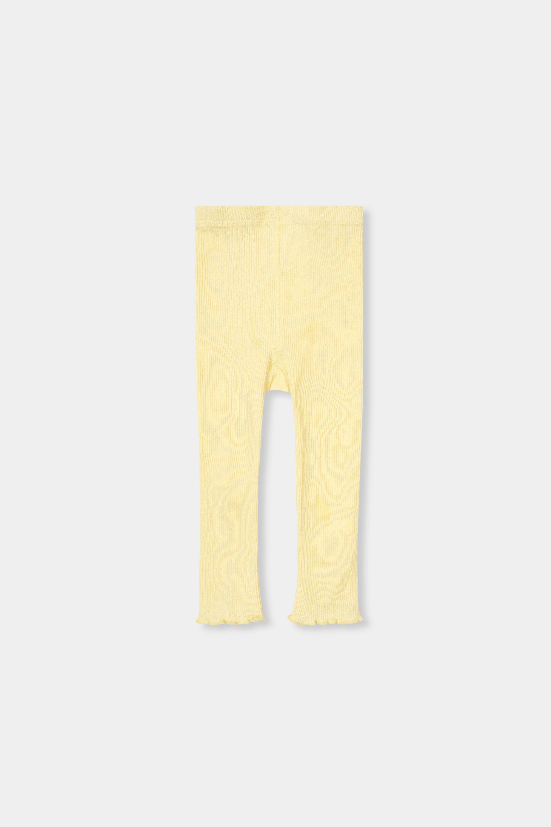 Kids Cotton Wool Yellow Leggings