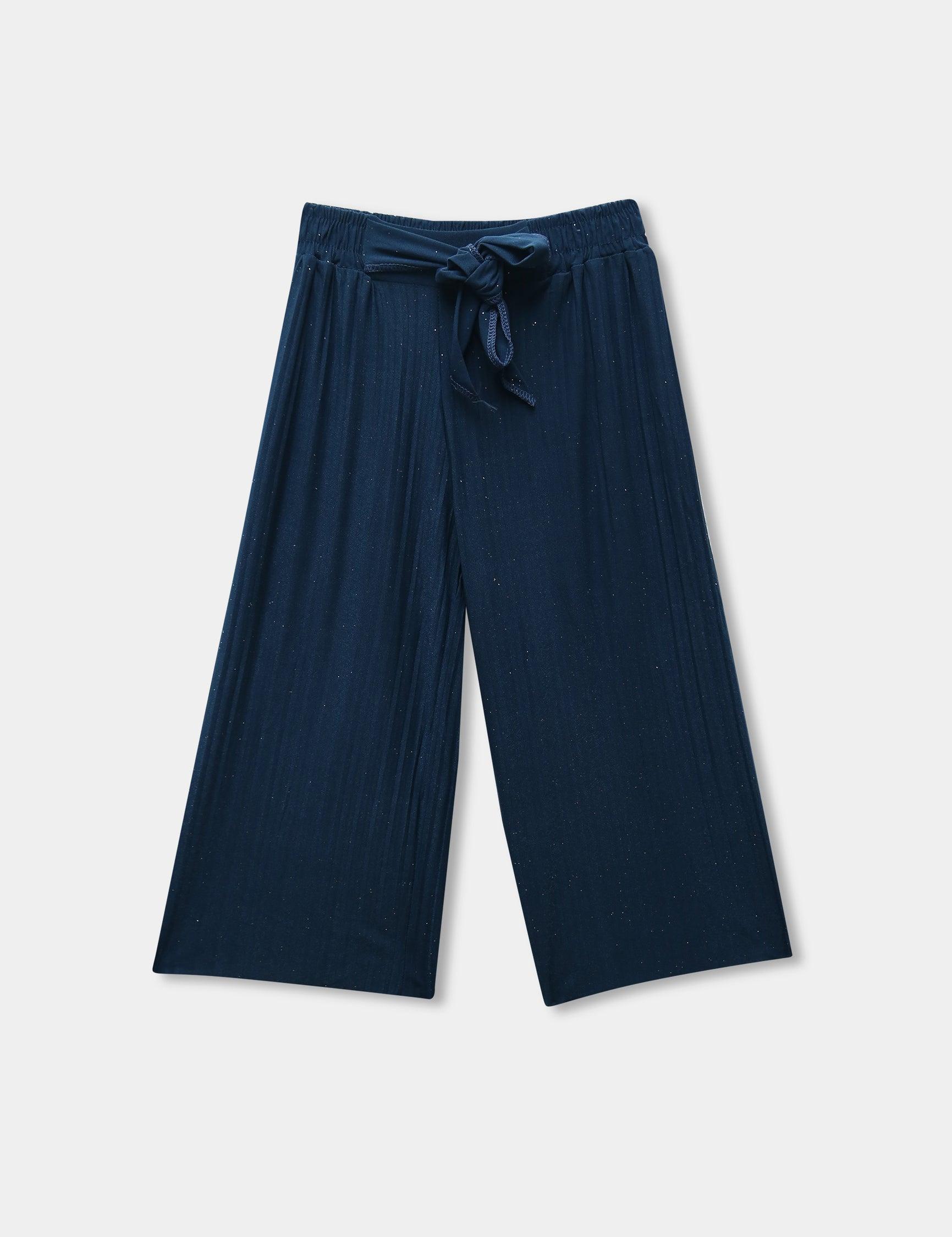 Girls Imported Linen Cotton Zinc Bell Bottom Plazo Trouser