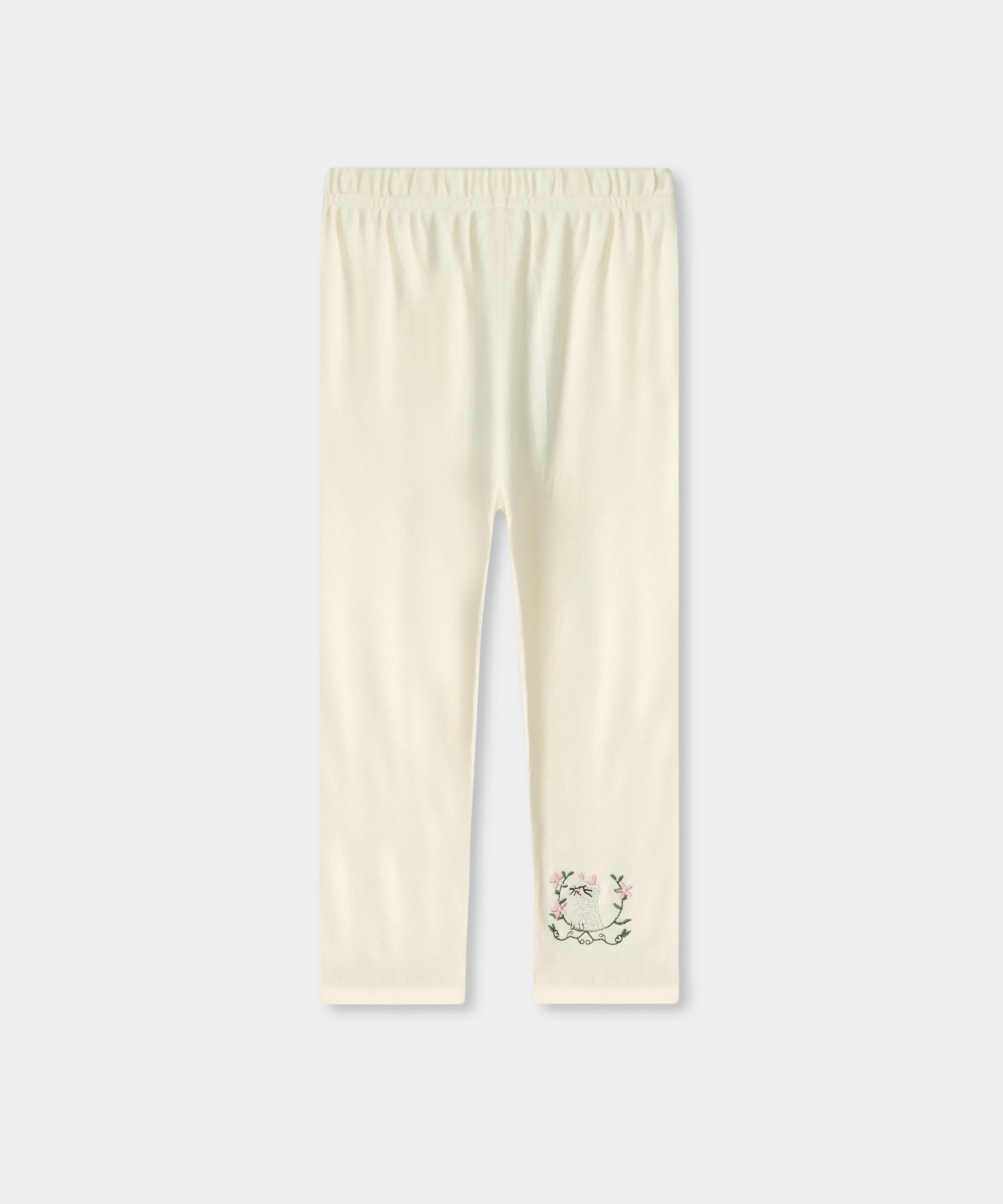 Girls Imported Yellow Printed Pant Tights
