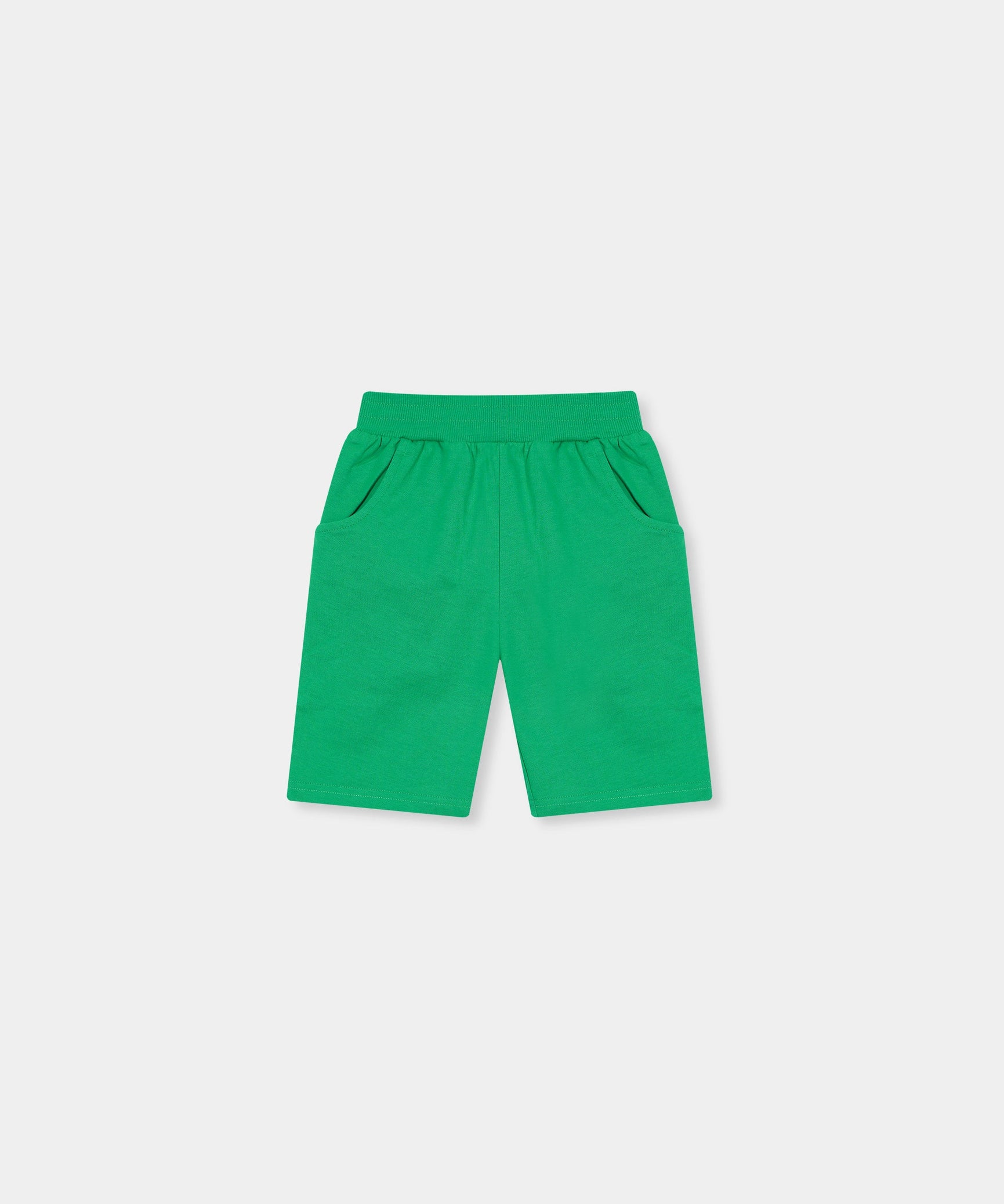 Kids 100% Imported Soft Cotton Green Shorts