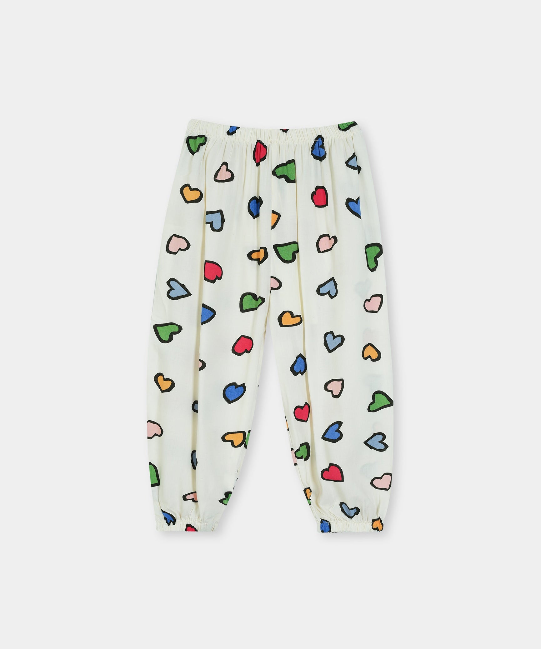 Girls 100% Imported Soft Cotton White Digital Printed Trouser