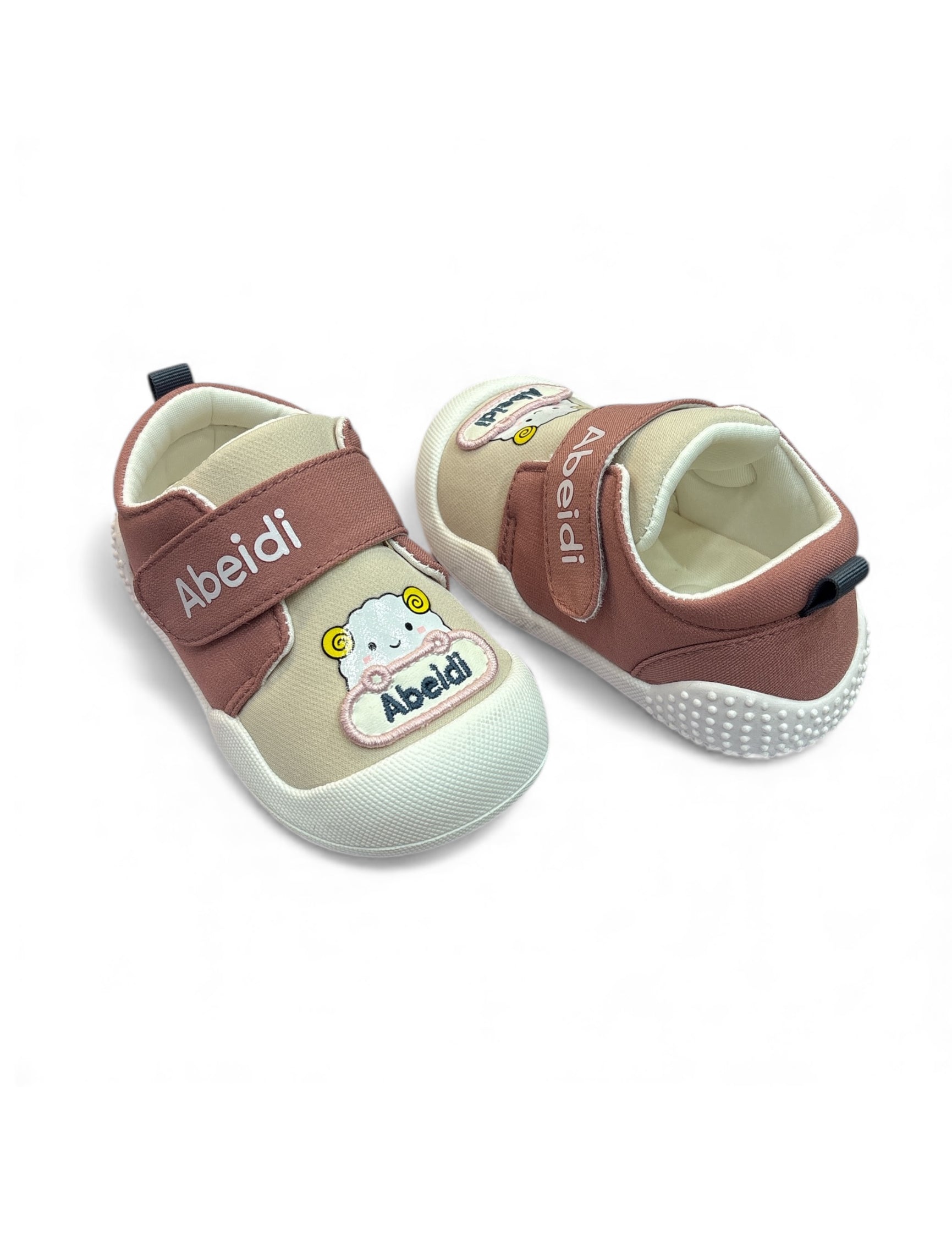 Imported Soft Steps, Big Smiles Sheepy Steps kids sneaker
