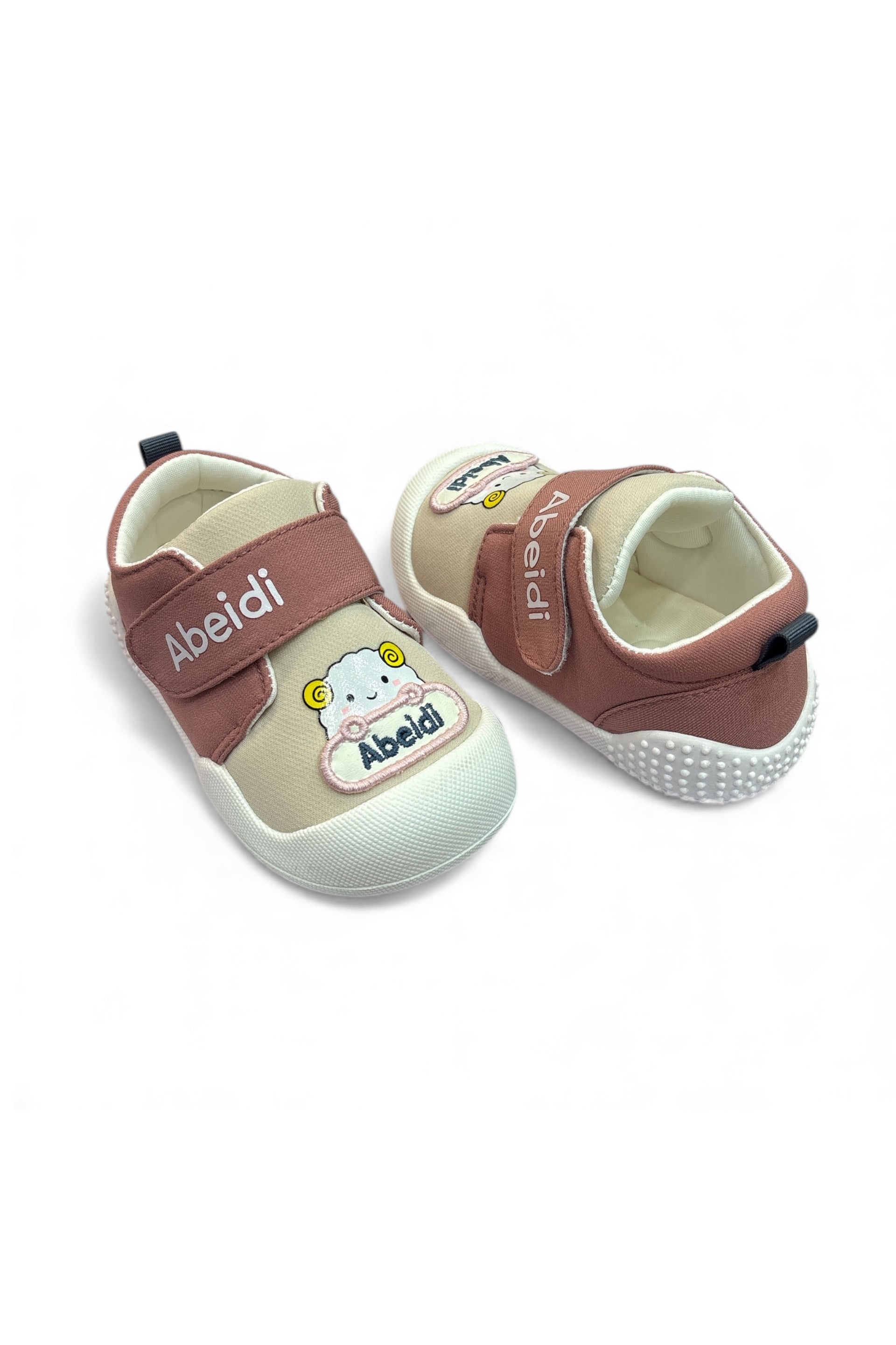 Imported Soft Steps, Big Smiles Sheepy Steps kids sneaker