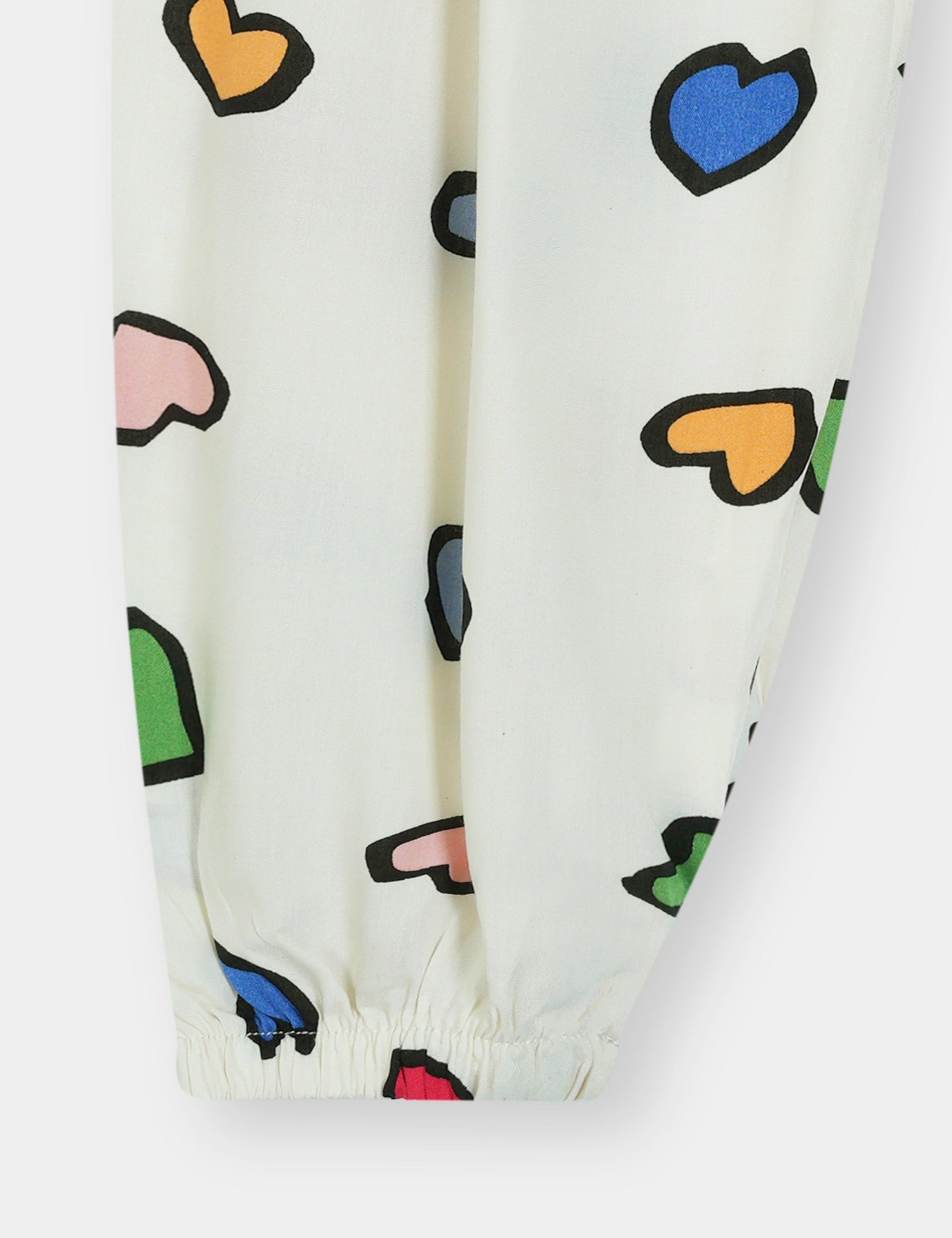 Girls 100% Imported Soft Cotton White Digital Printed Trouser