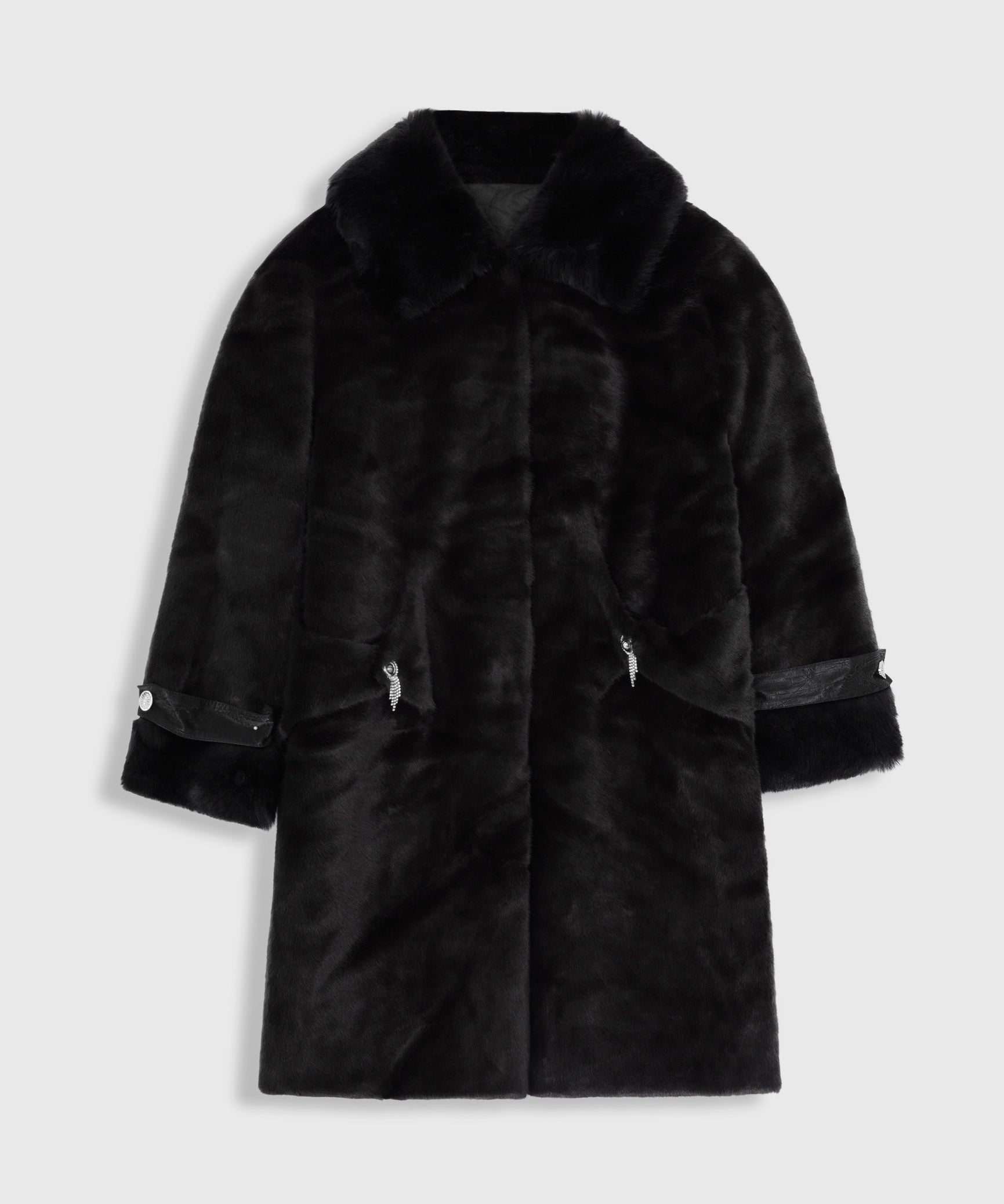 Women Imported Russian Fluffy Long Coat