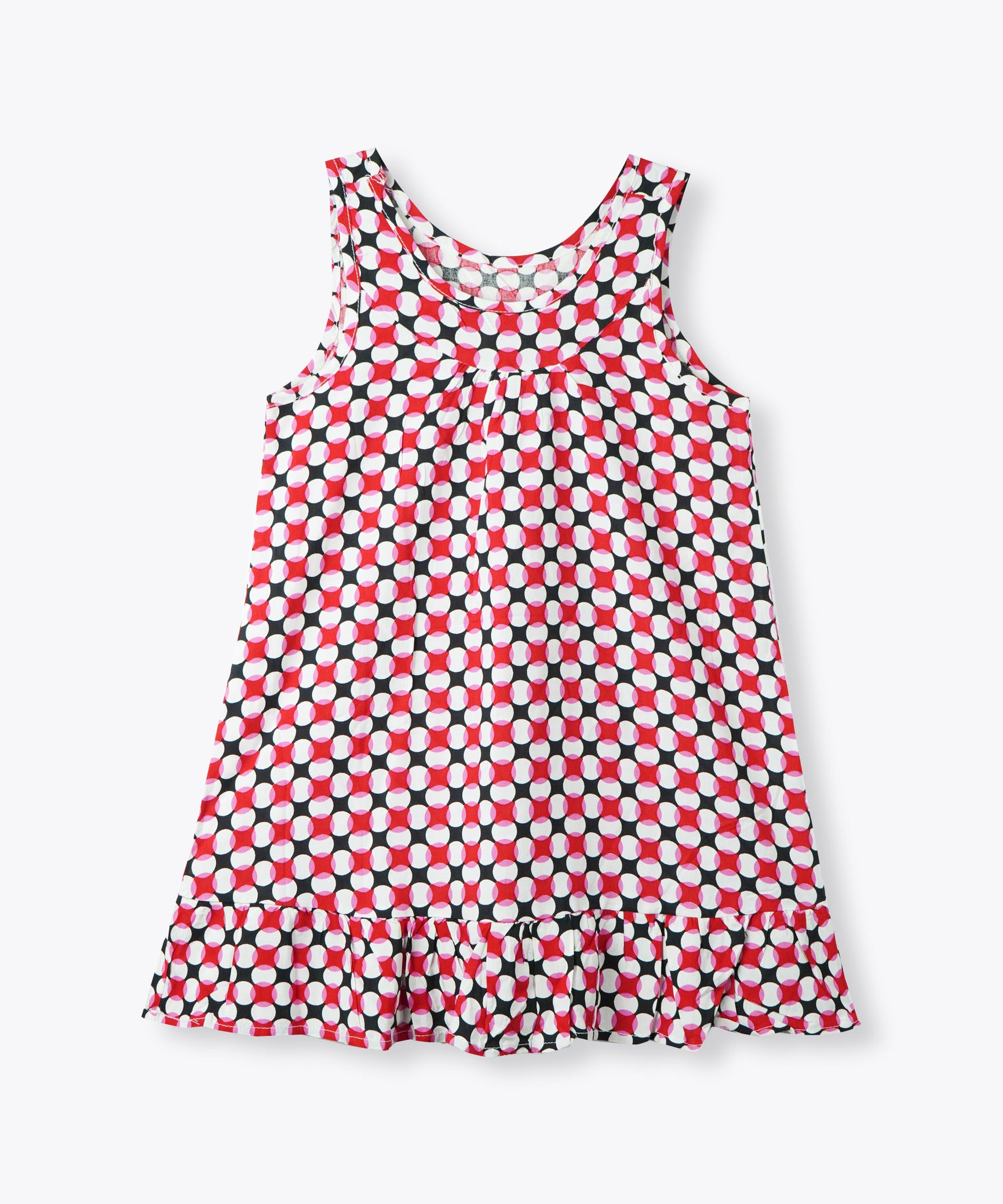Girls100% imported All Over Printed Soft Cotton Frock
