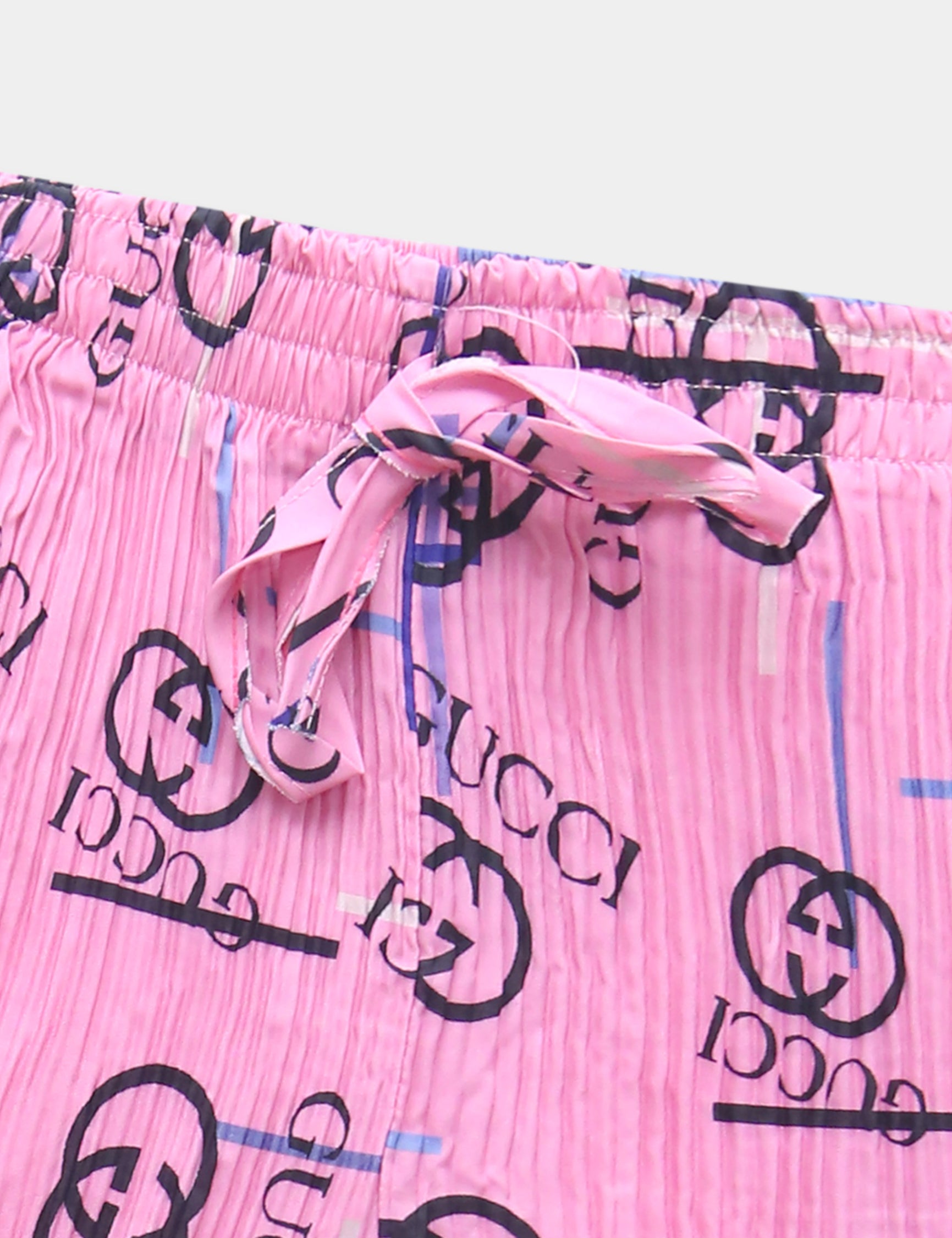 Girls Imported Silk Pink Bell Bottom Plazo Trouser