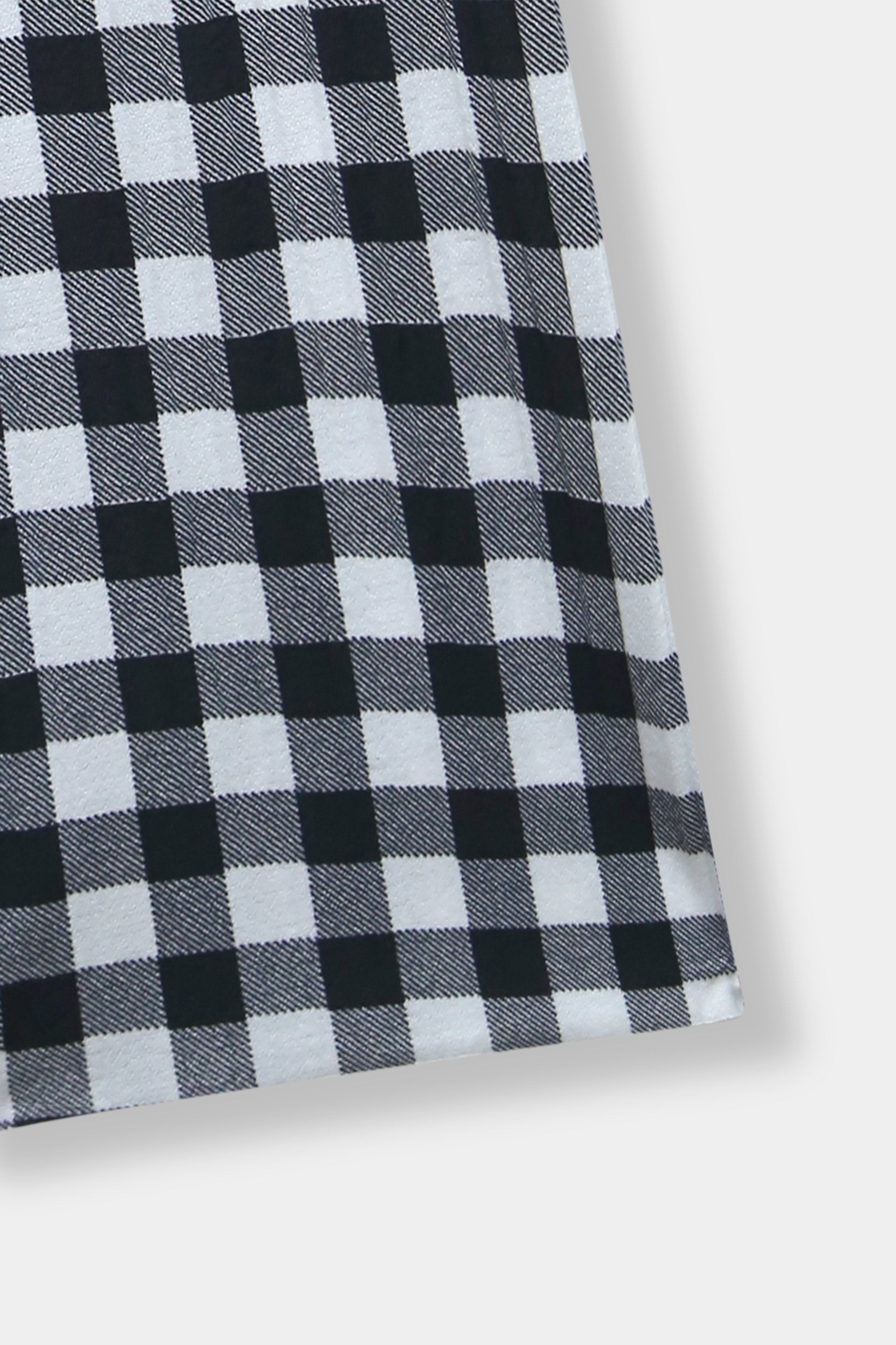 Girls Imported Linen Cotton White and Black Bell Bottom Plazo Trouser