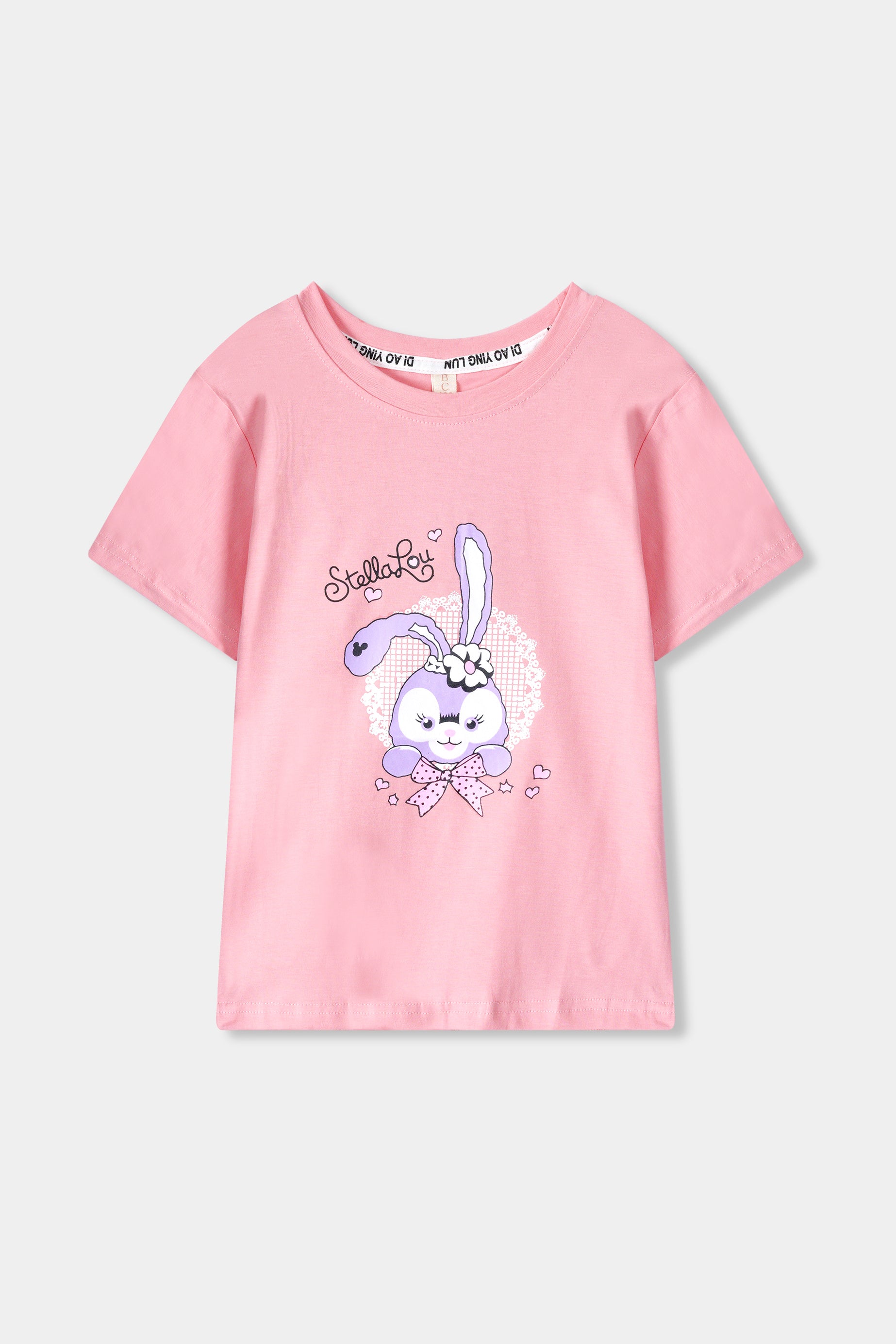 Girls Imported Soft Cotton Graphic Printed T-Shirt