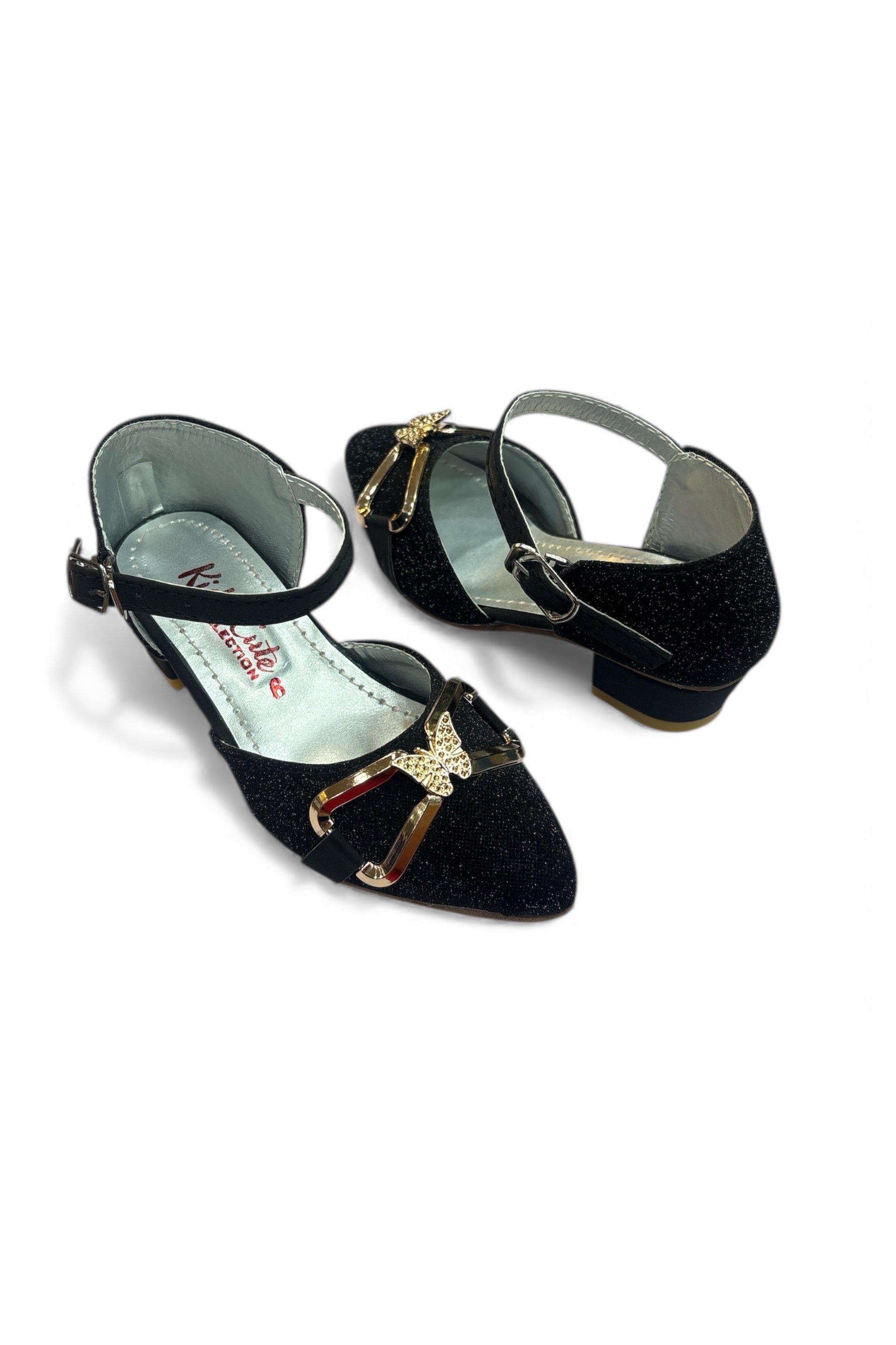 Girls fancy party shoes small heel (age1 to 6)