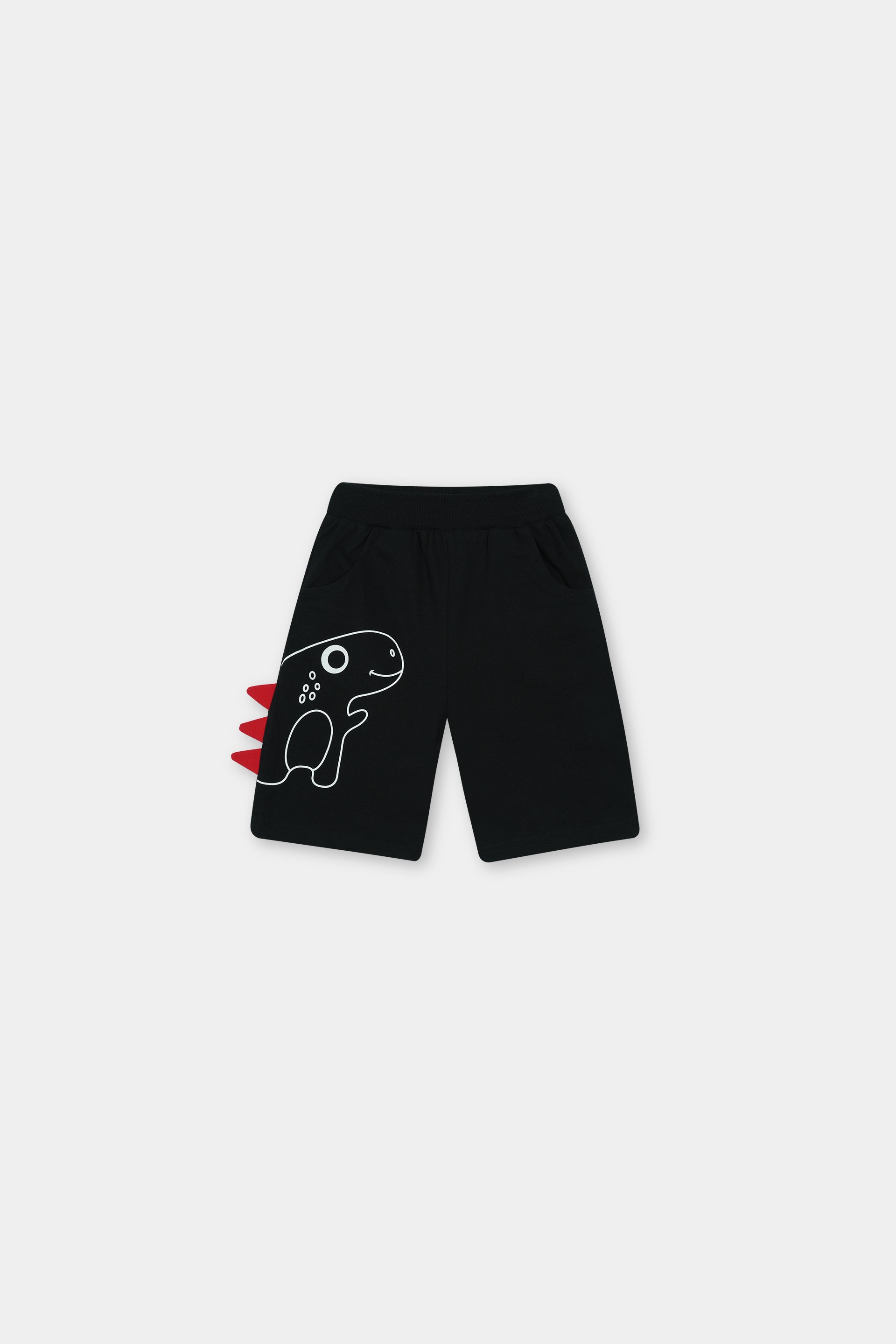 Kids 100% Imported Soft Cotton Dinosaur Printed Shorts