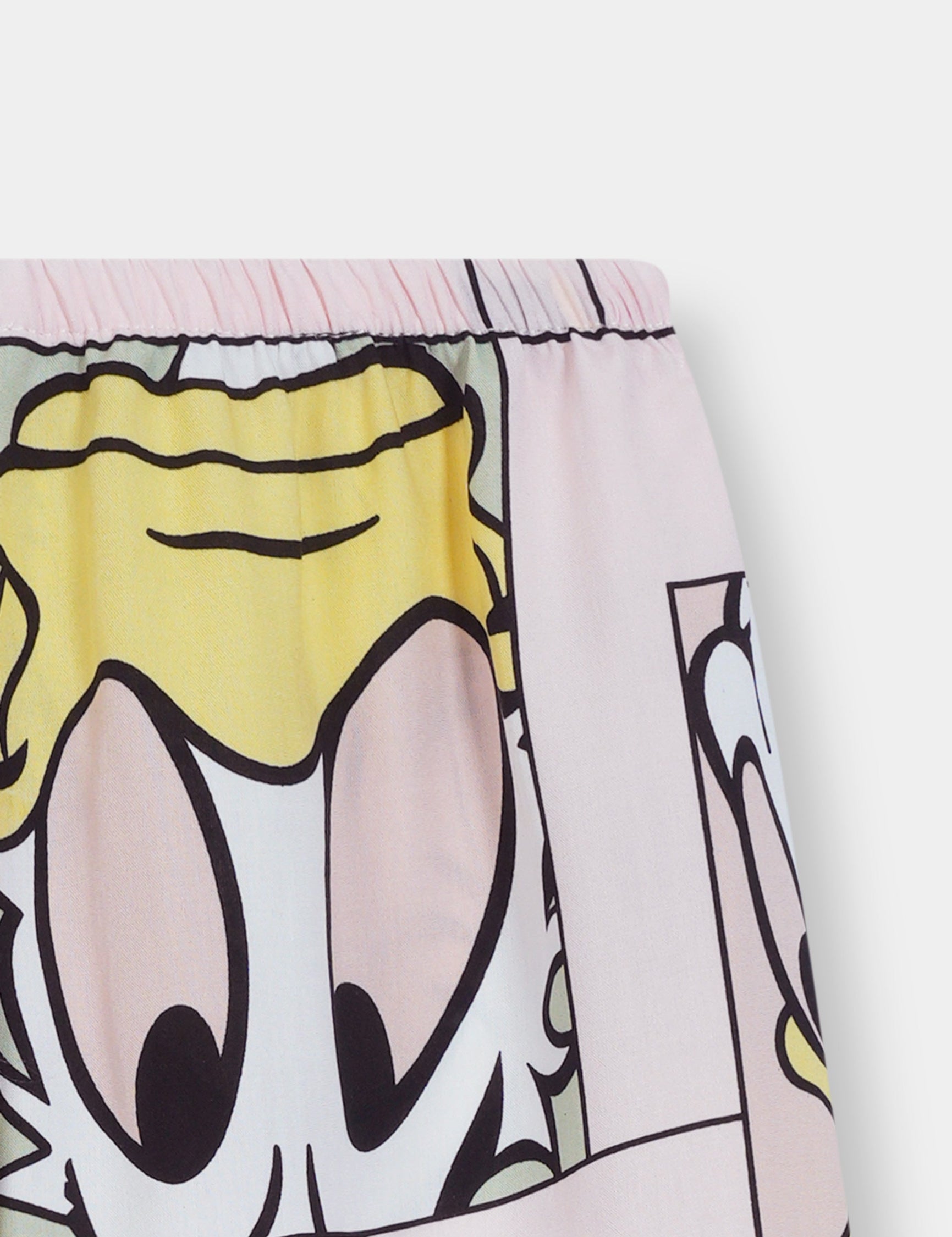 Girls 100% Imported Soft Cotton  Printed Trouser