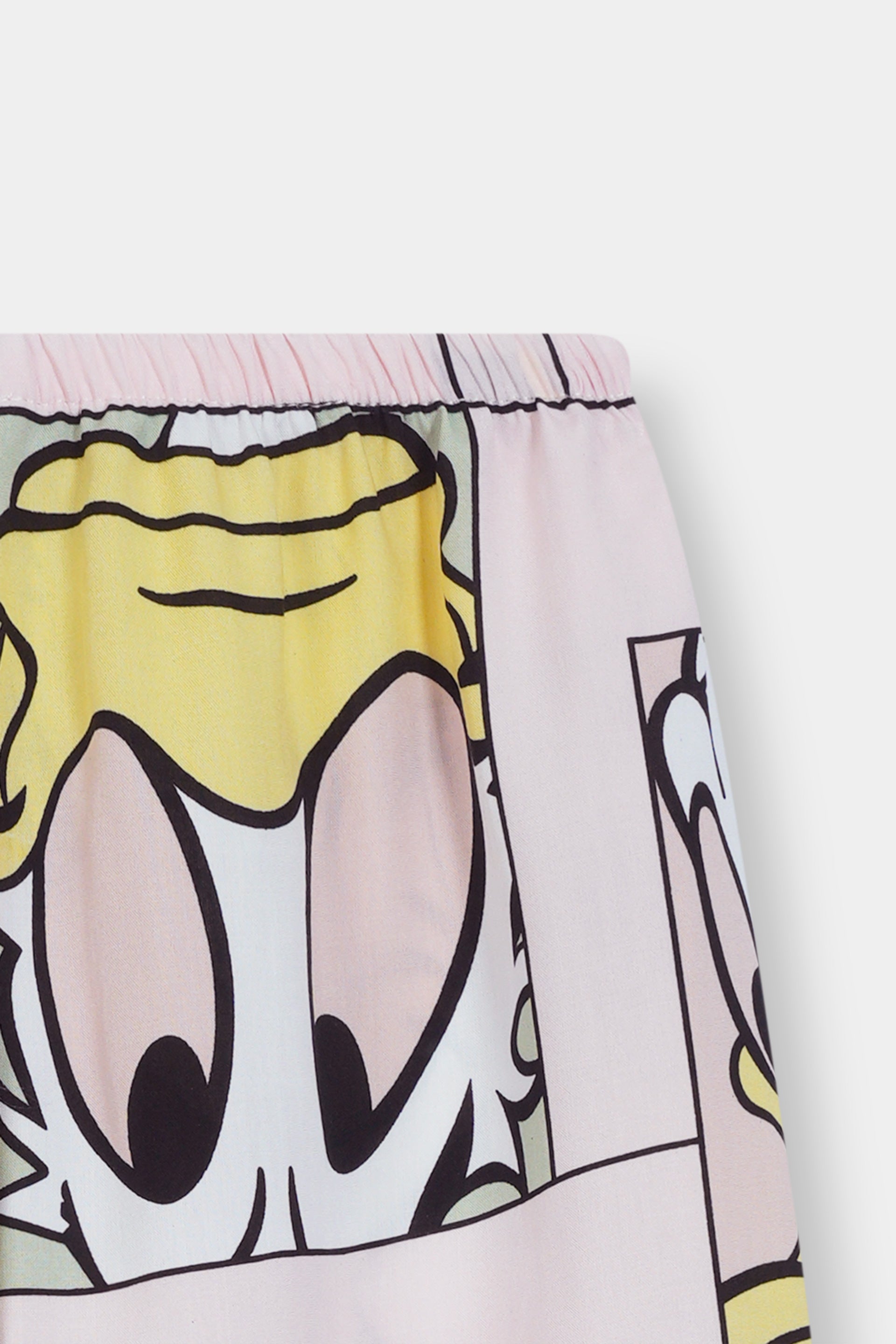 Girls 100% Imported Soft Cotton  Printed Trouser