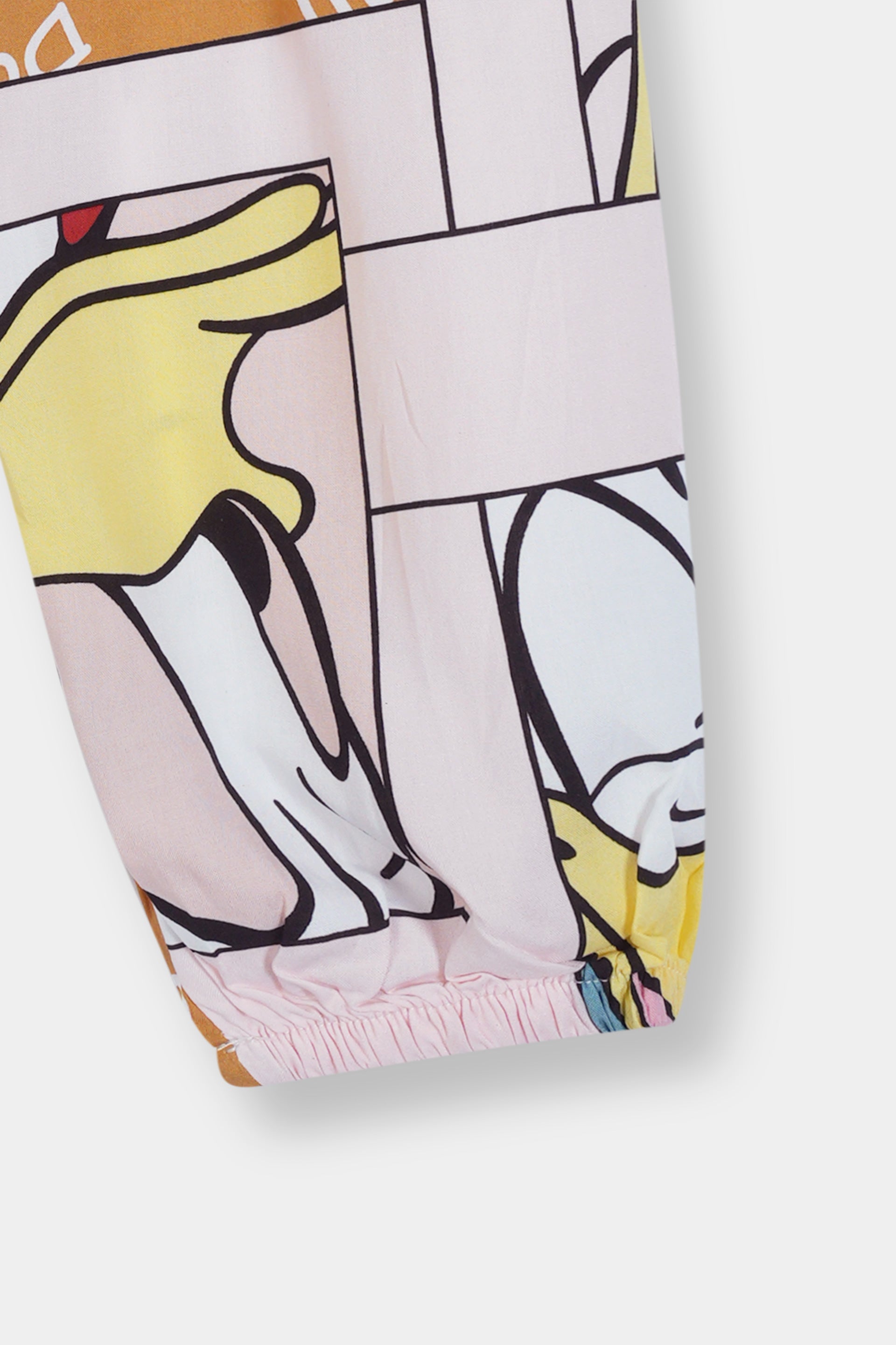 Girls 100% Imported Soft Cotton  Printed Trouser