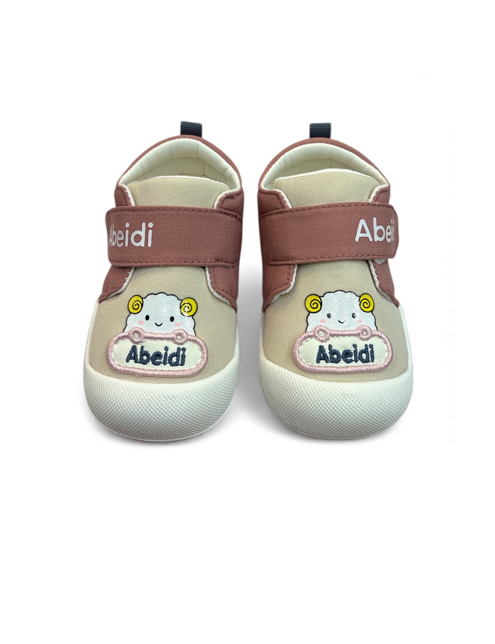Imported Soft Steps, Big Smiles Sheepy Steps kids sneaker