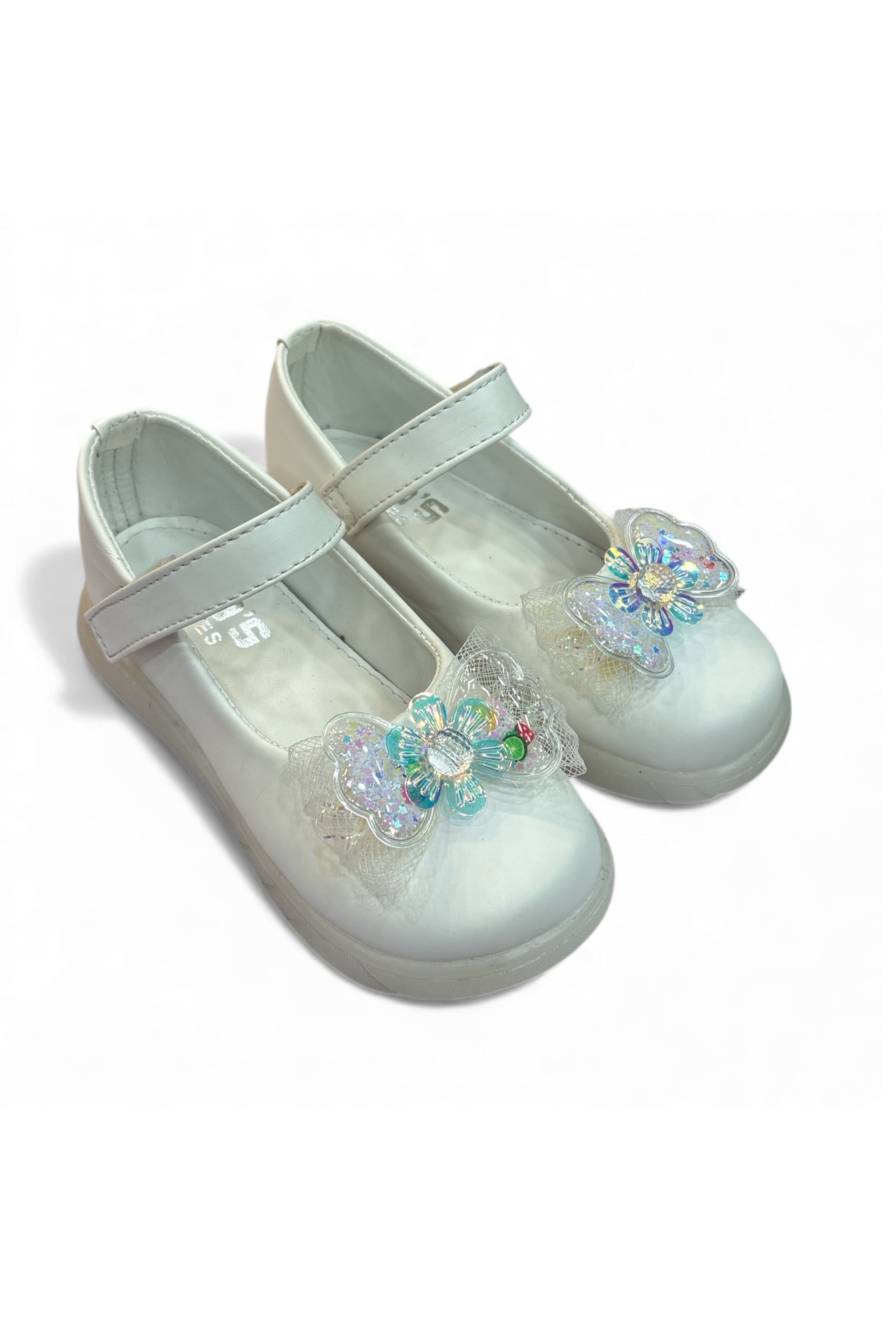 Girls casual party shoes with light (age1 to 6)