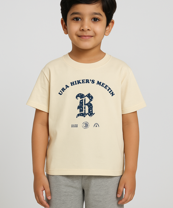 Boys Imported Slogan Graphic Printed Skin Drop Shoulder T-Shirt