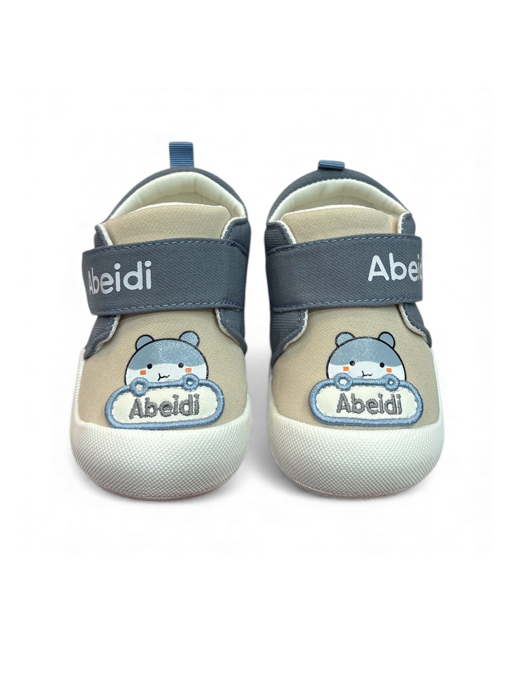 Imported- Plaid Paws Prewalker kid's sneaker