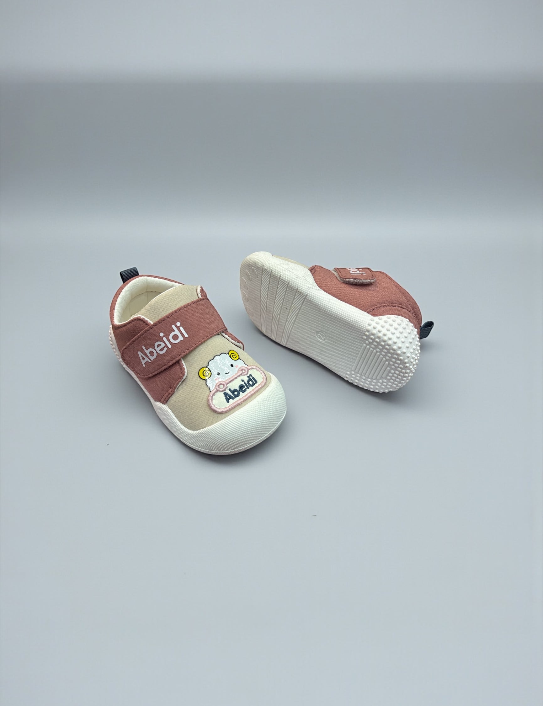 Imported Soft Steps, Big Smiles Sheepy Steps kids sneaker