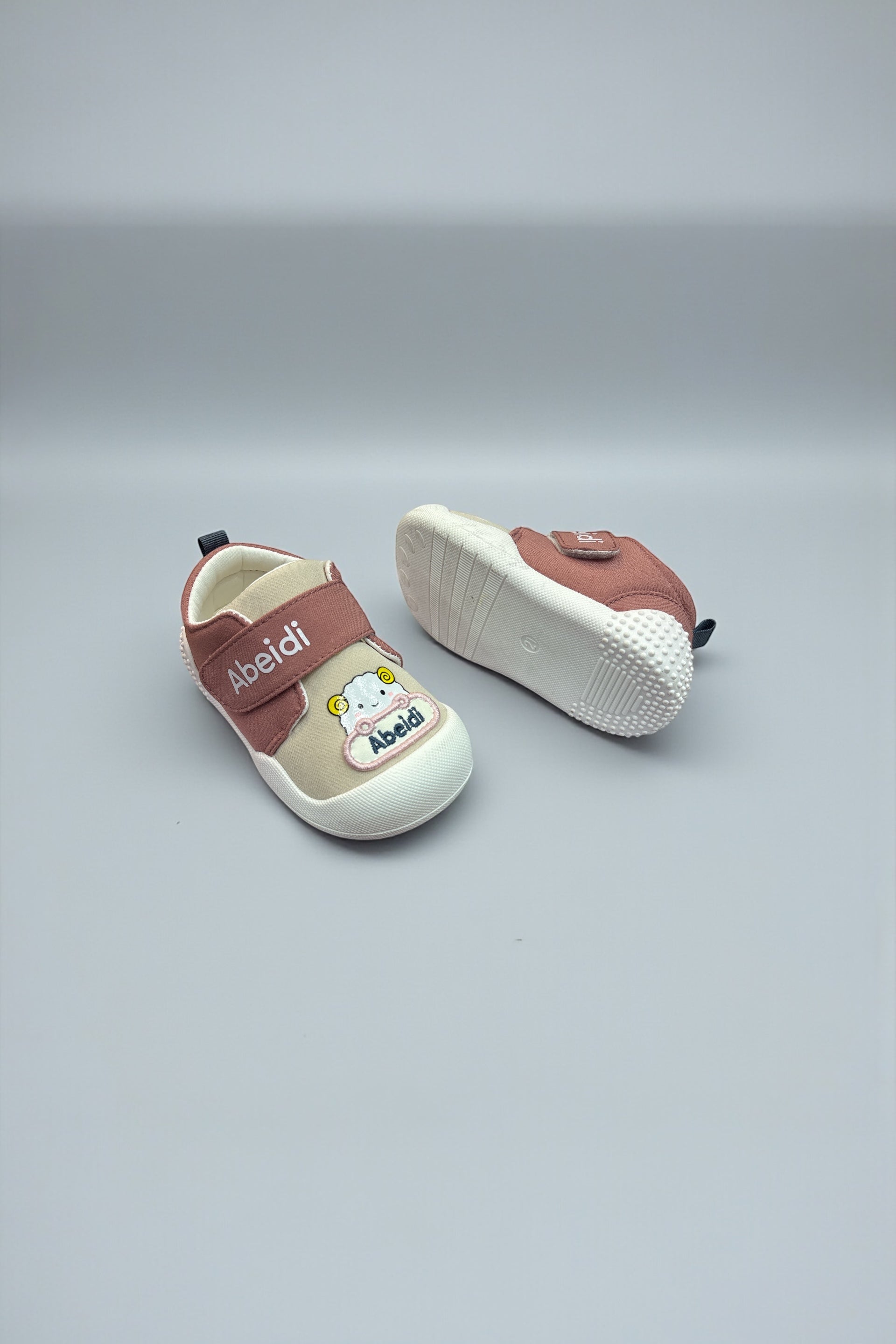 Imported Soft Steps, Big Smiles Sheepy Steps kids sneaker