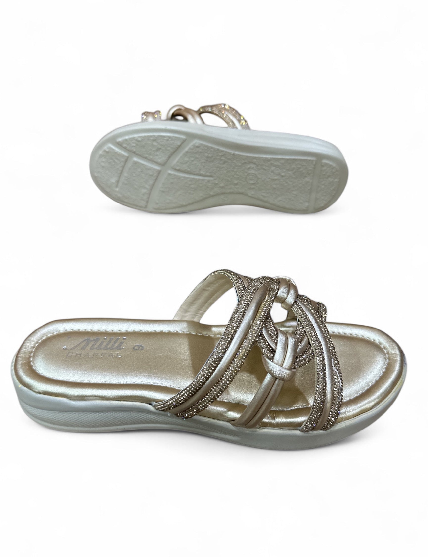 Ladies fancy reep pu sole