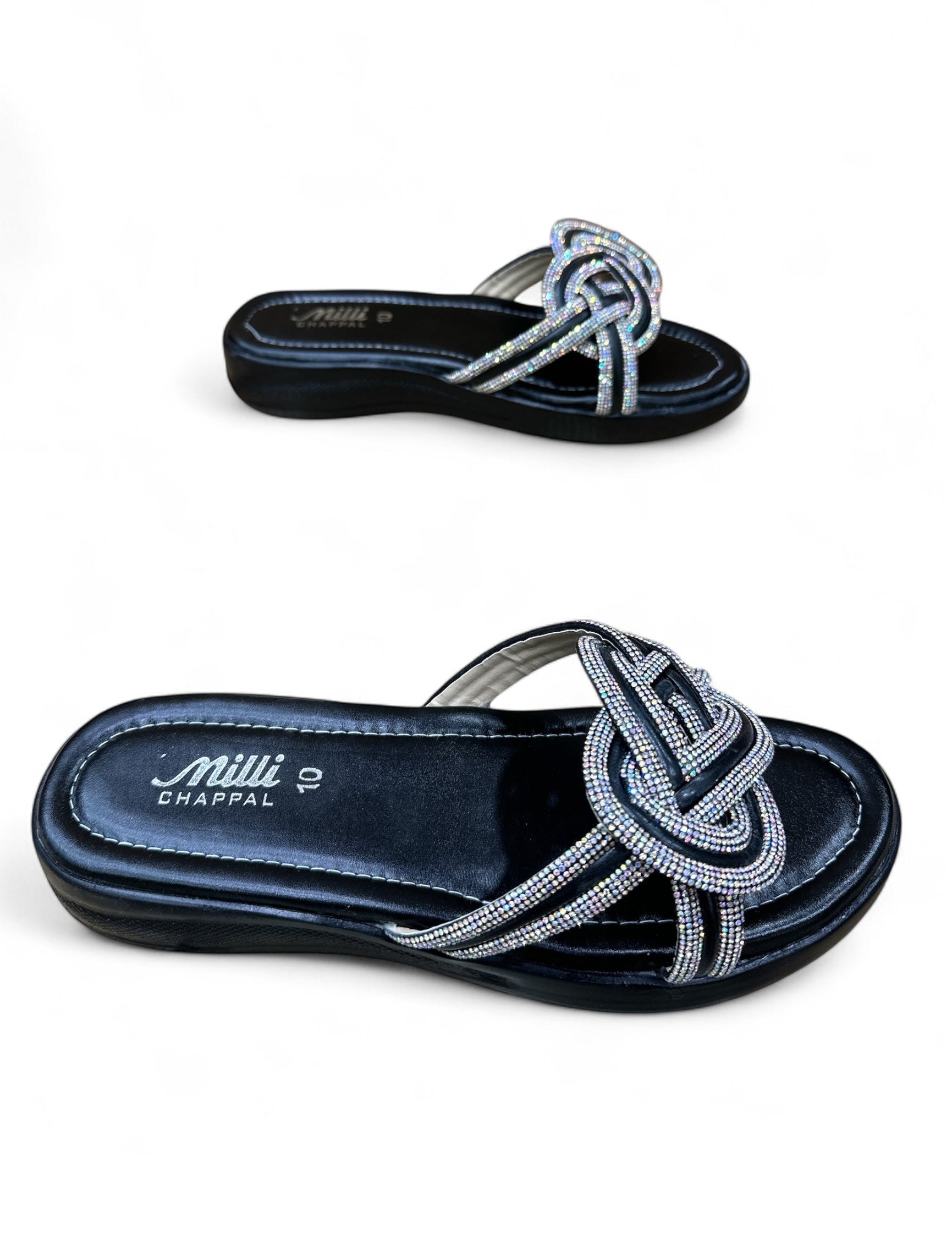 Ladies fancy reep pu sole