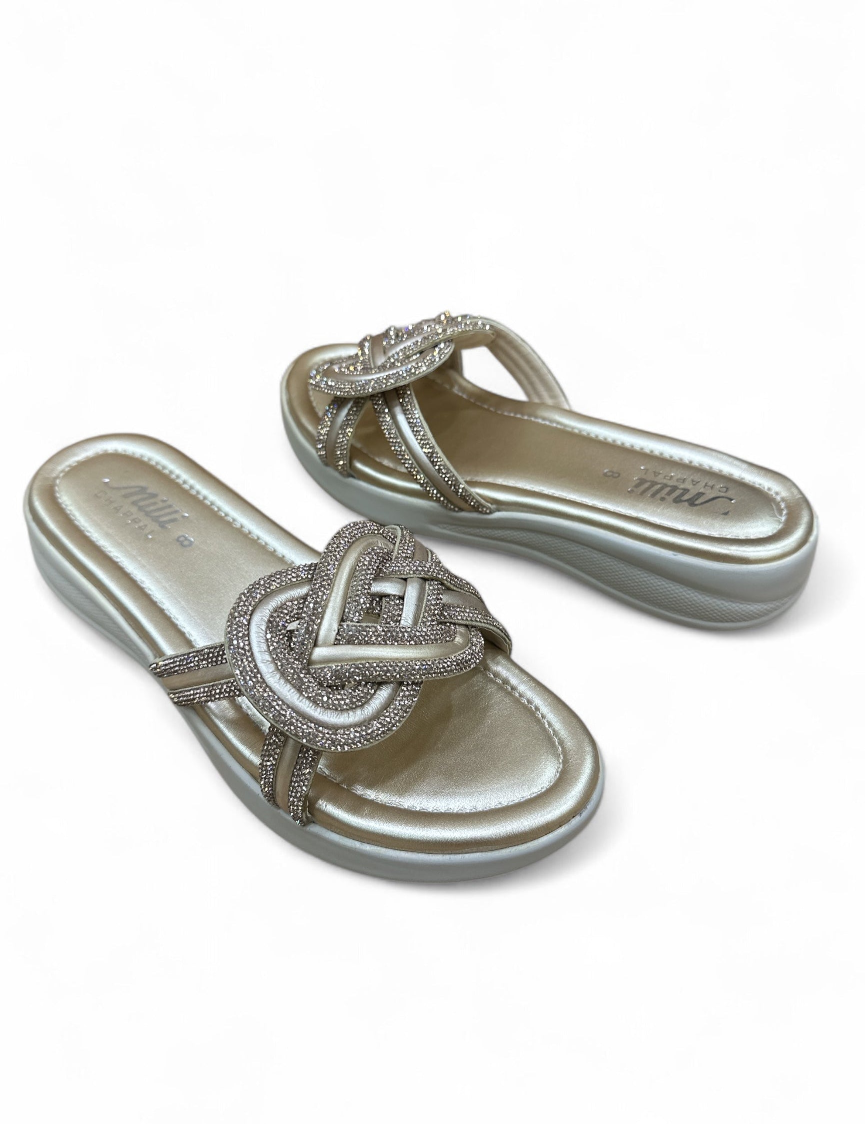 Ladies fancy reep pu sole