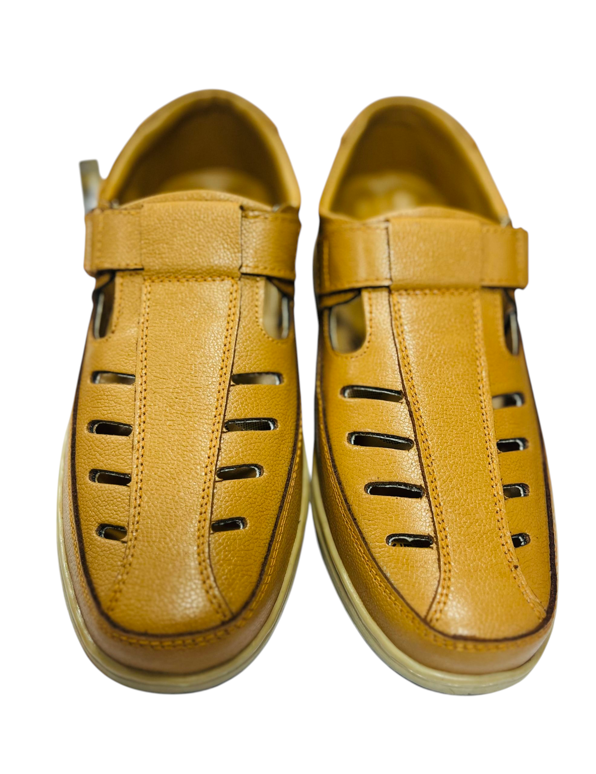 4492 men's Roman leather soft rubber sole sandal