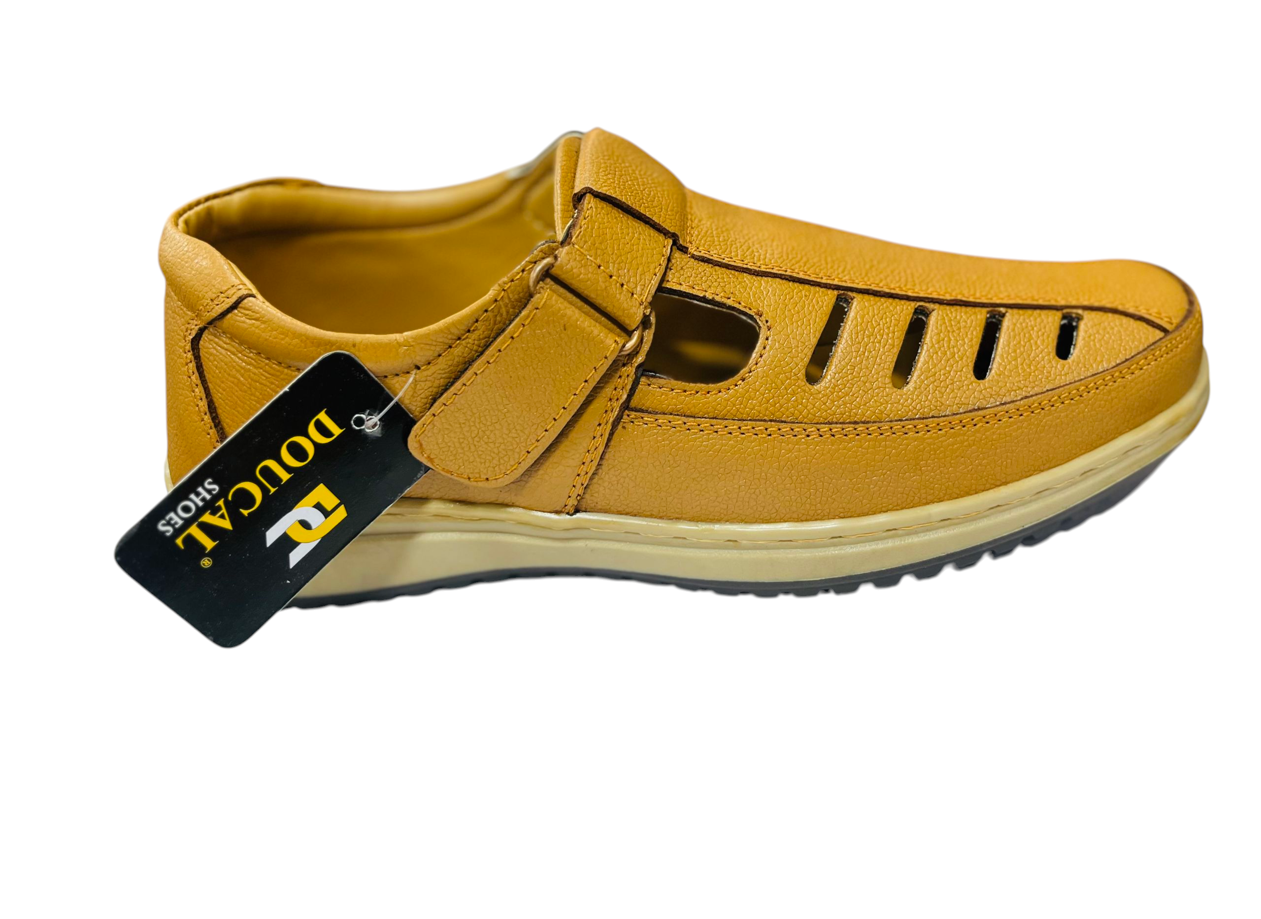 4492 men's Roman leather soft rubber sole sandal