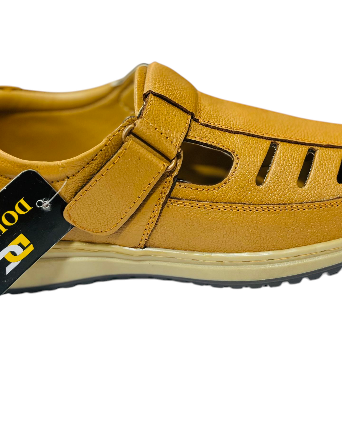 4492 men's Roman leather soft rubber sole sandal