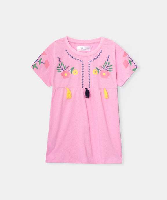 Cotton Jersey Frock For Sunny Days - t