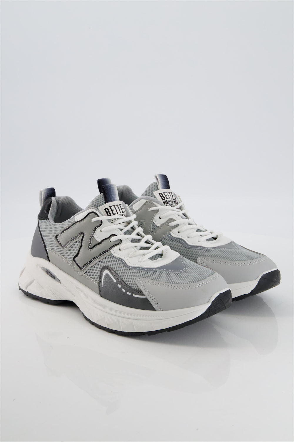Men Fashion Trendy  Jogging Shoes In Grey