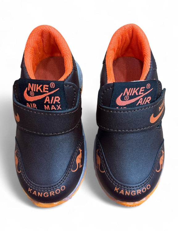 Black Blaze Kids sneakers with light for new born age (6 month to 2 years)